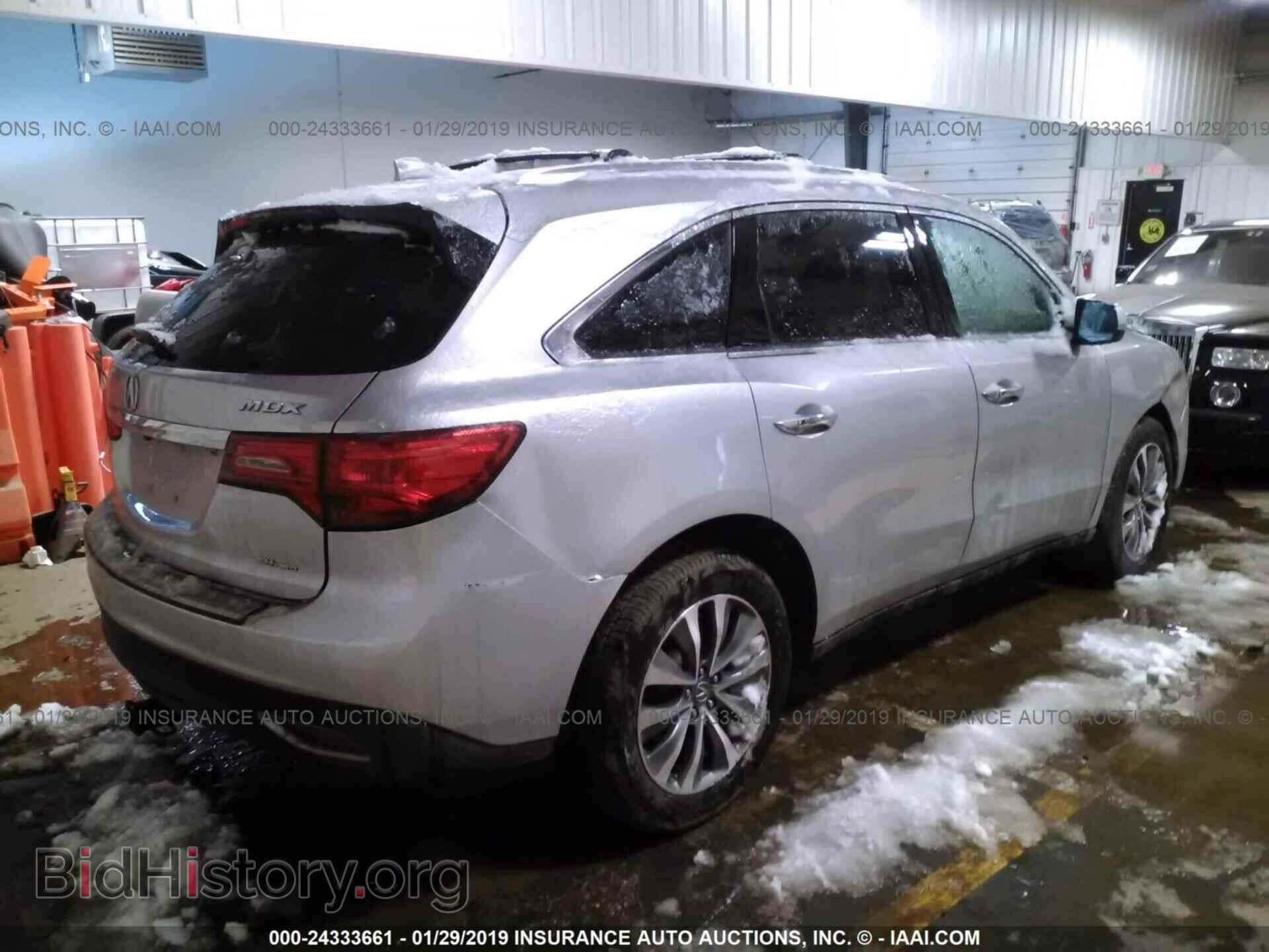 2014 ACURA MDX - VIN: 5FRYD4H61EB004752 - Фото 4