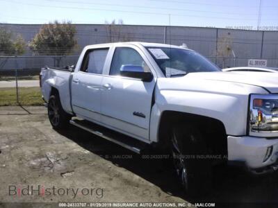 2017 Chevrolet SILVERADO K1500 High Country, белый — VIN 3GCUKTEC4HG346088, IAAI