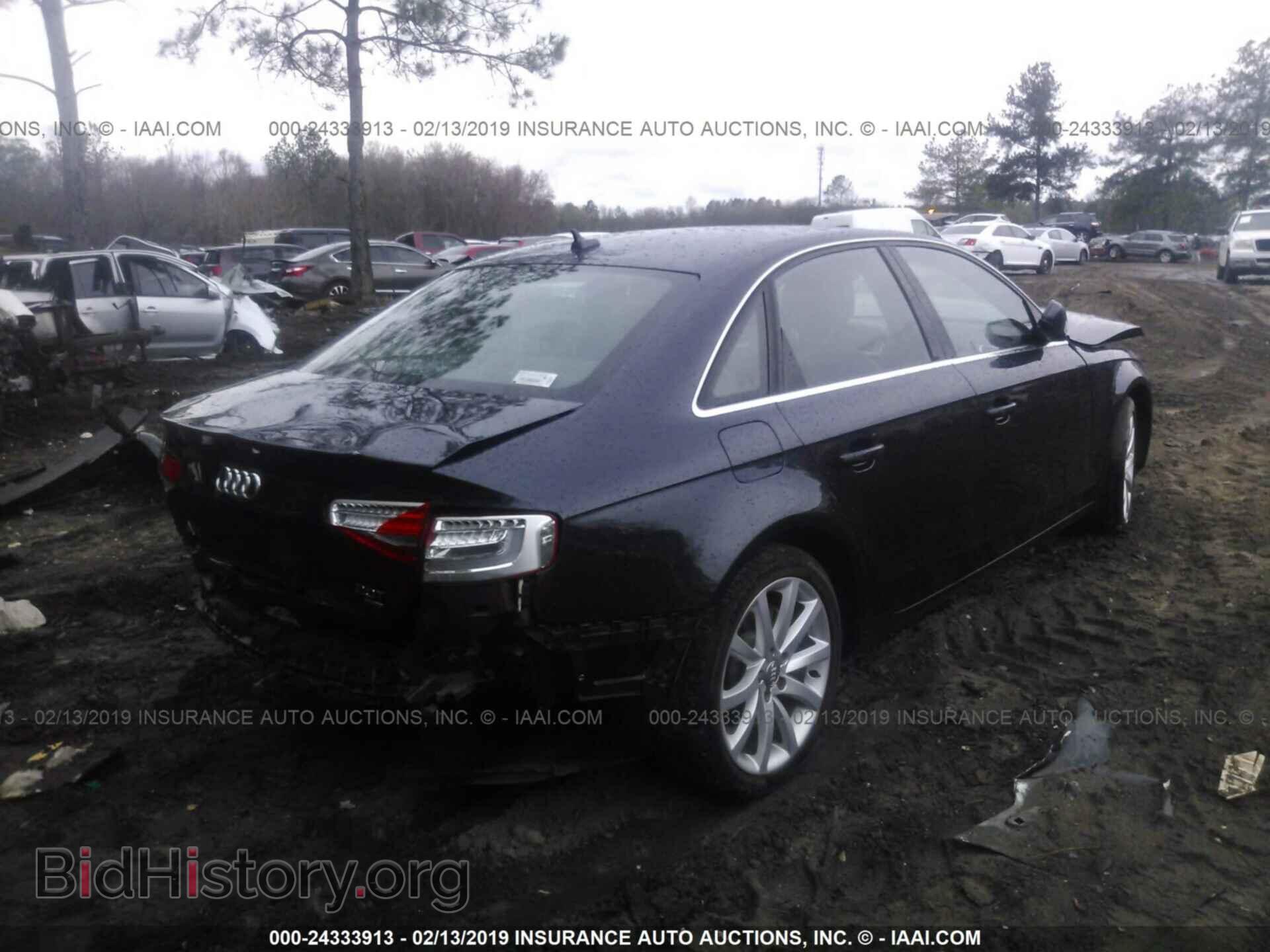 2013 AUDI A4 - VIN: WAUFFAFL4DN020290 - Фото 4