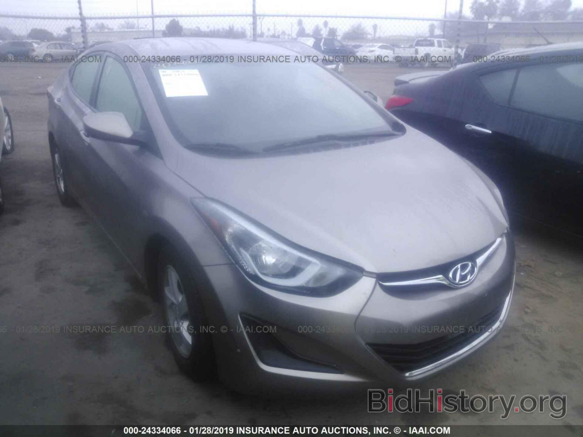 Фотография 5NPDH4AE7EH495786 - HYUNDAI ELANTRA 2014