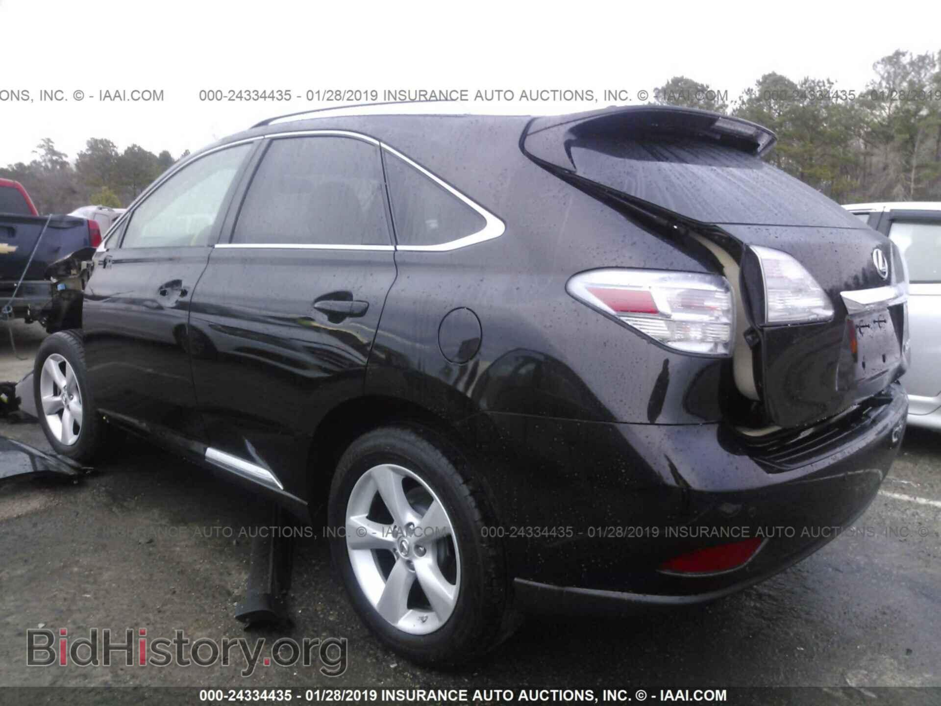2012 LEXUS RX - VIN: 2T2BK1BA3CC149359 - Photo 3
