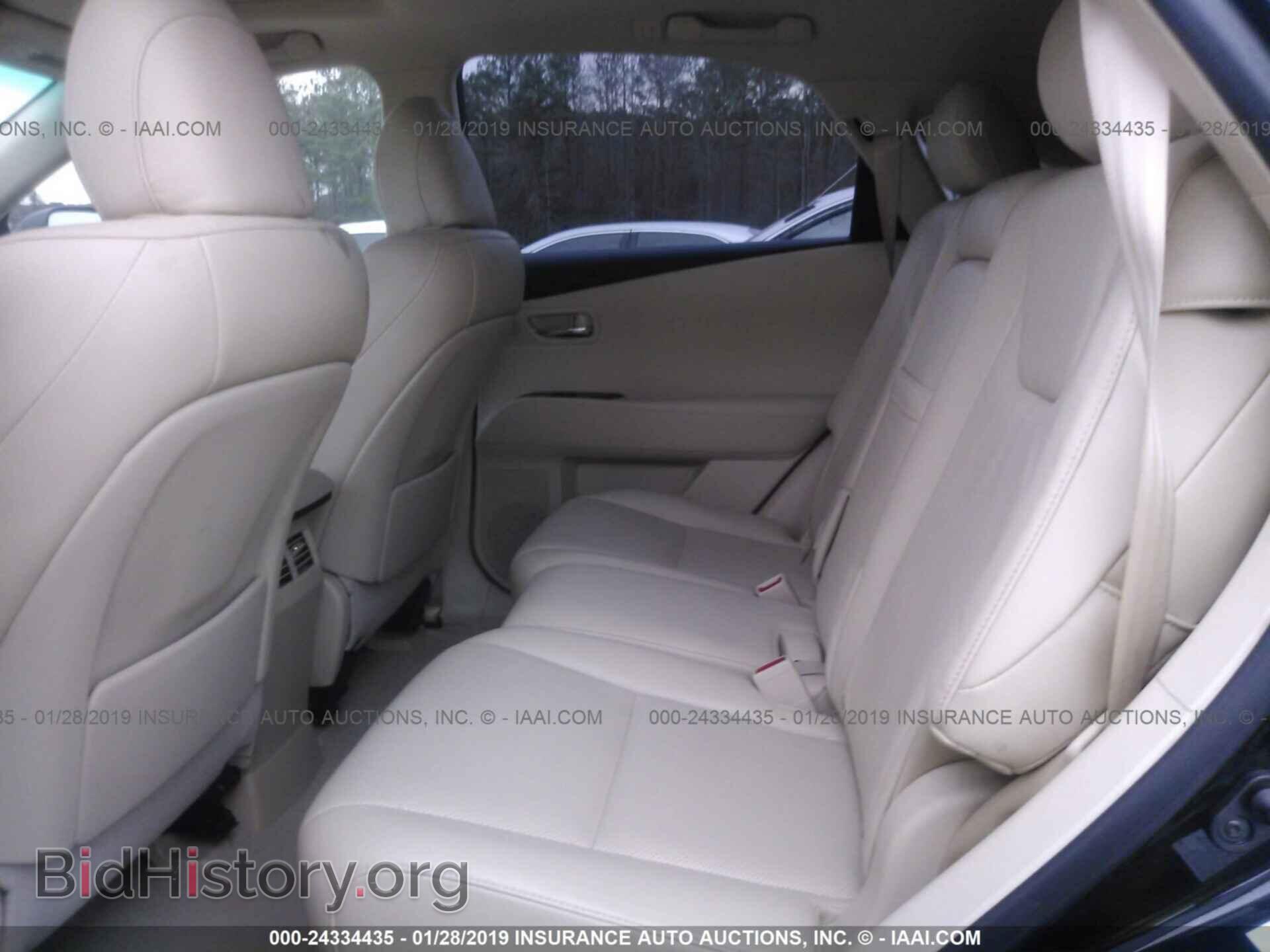 2012 LEXUS RX - VIN: 2T2BK1BA3CC149359 - Photo 8