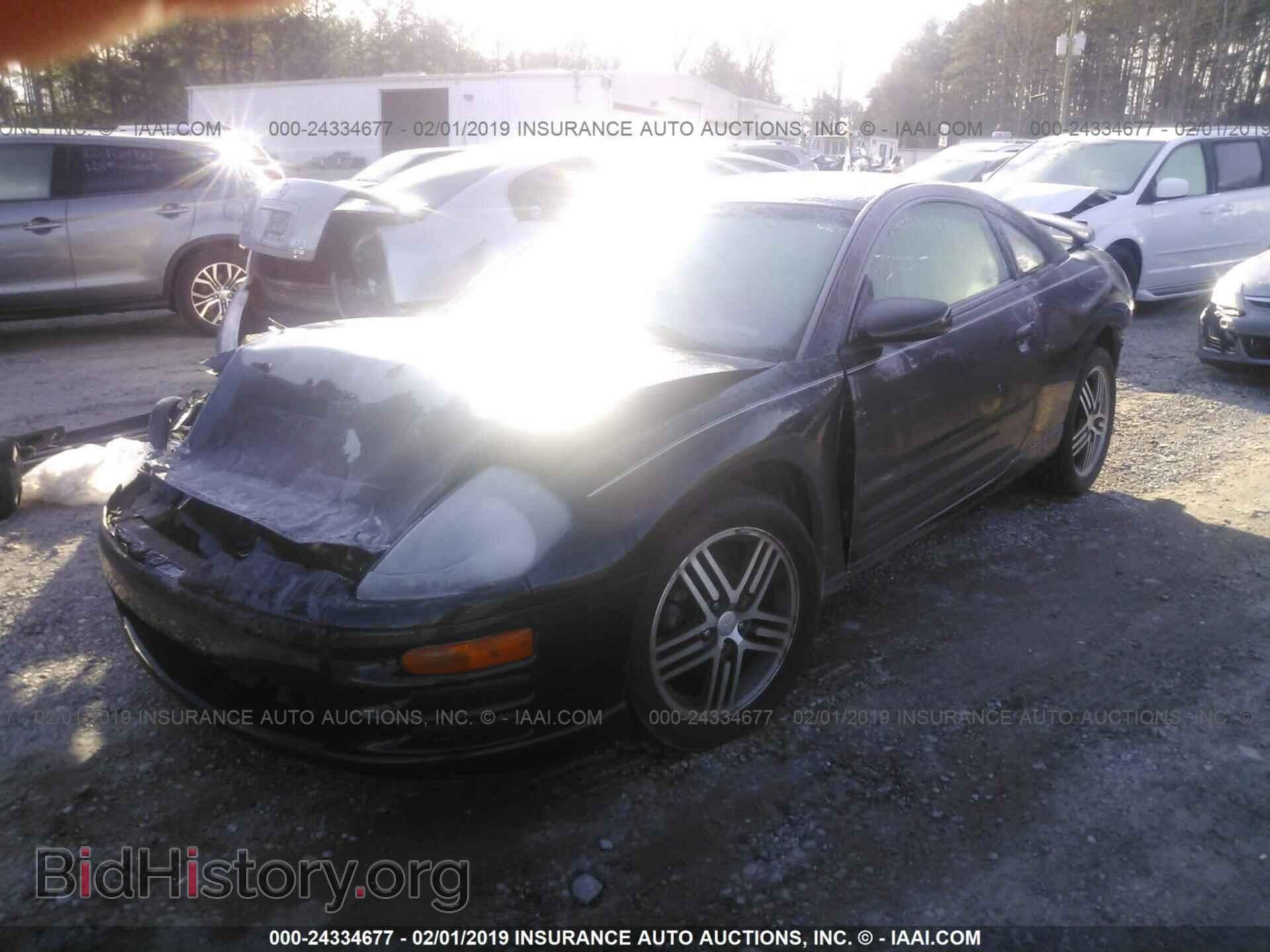 2001 MITSUBISHI ECLIPSE - VIN: 4A3AC44G11E097544 - Фото 2