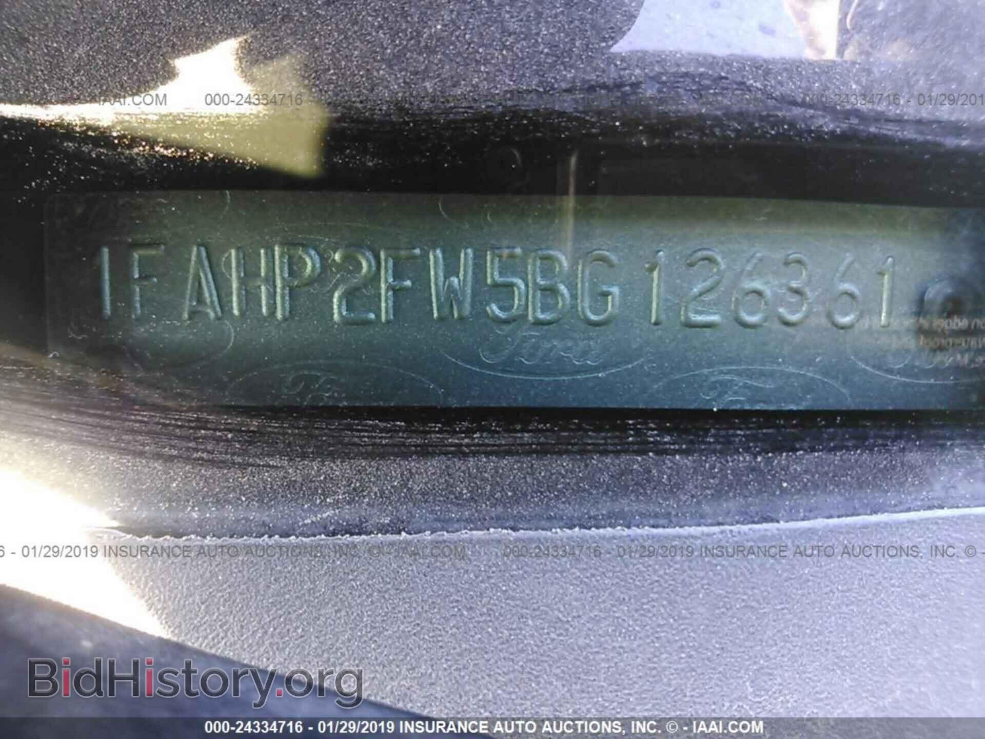 2011 FORD TAURUS - VIN: 1FAHP2FW5BG126361 - Фото 9