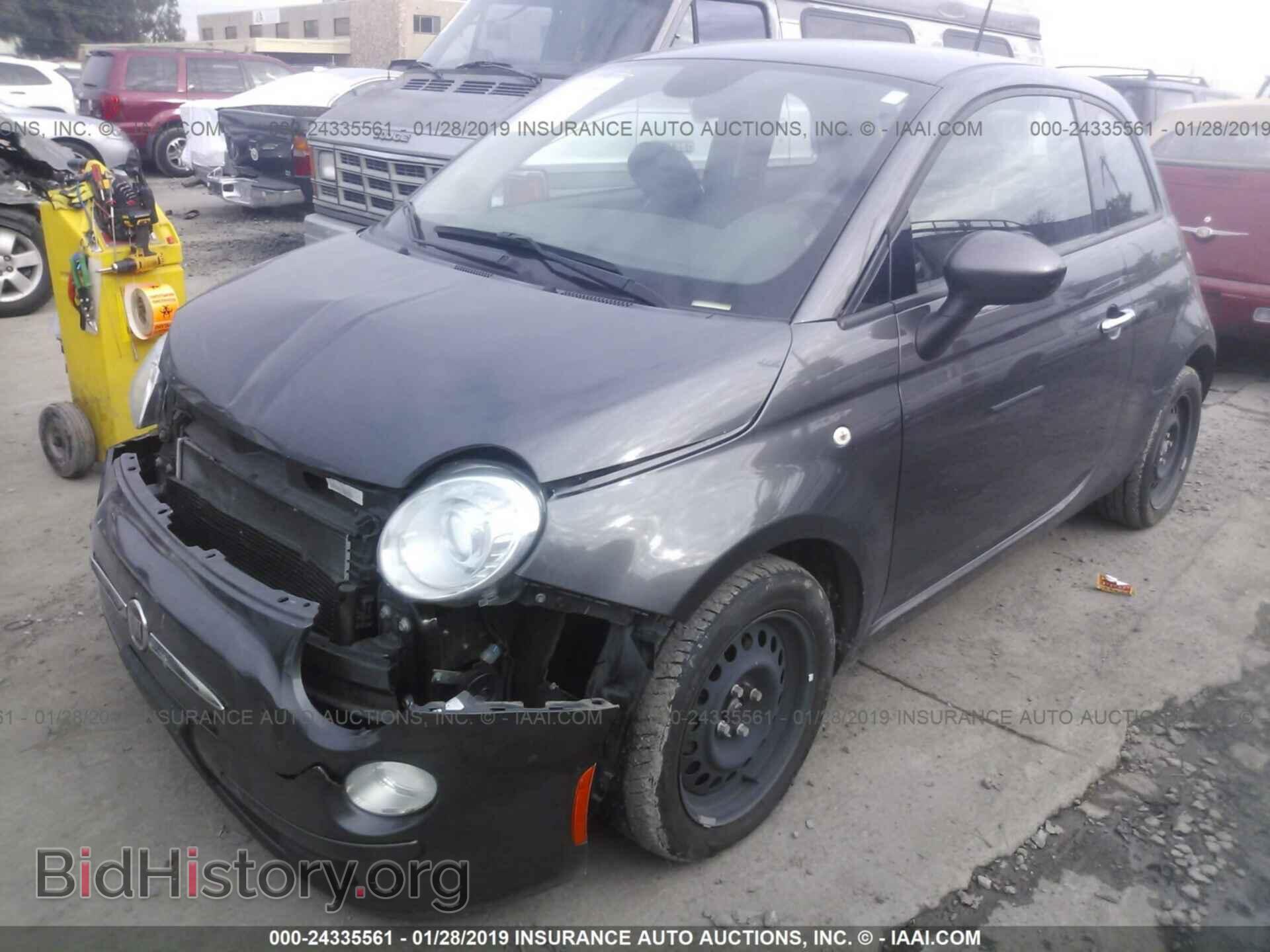 2014 FIAT 500 - VIN: 3C3CFFAR3ET184912 - Фото 2