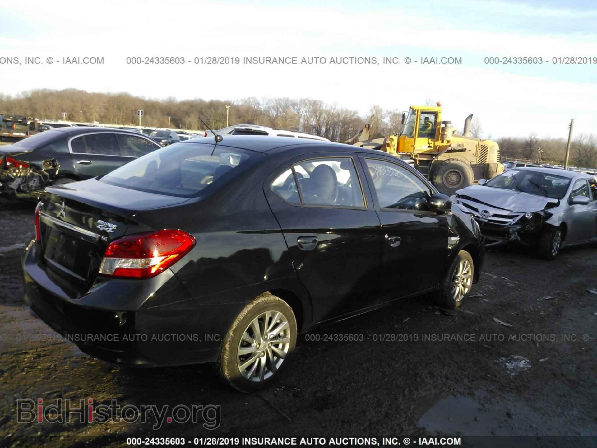 2017 MITSUBISHI MIRAGE - VIN: ML32F4FJ7HHF10685 - Фото 4