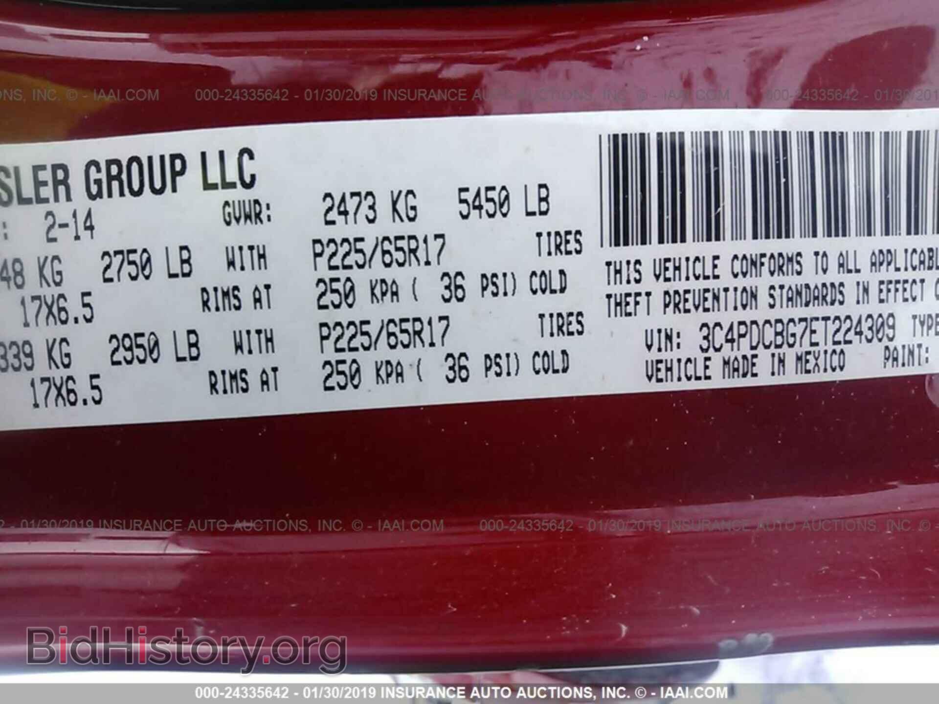 2014 DODGE JOURNEY - VIN: 3C4PDCBG7ET224309 - Photo 9