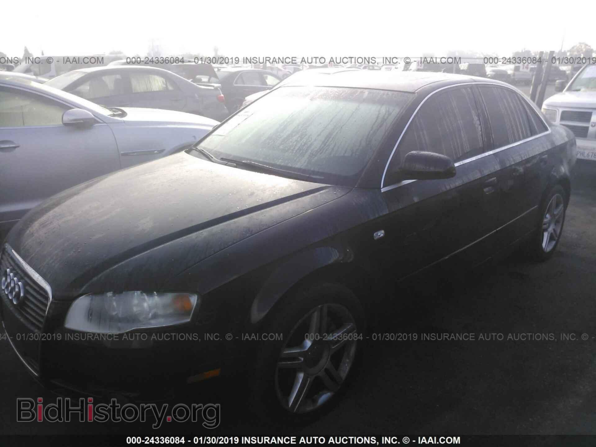 2007 AUDI A4 - VIN: WAUAF78E87A197660 - Фото 2