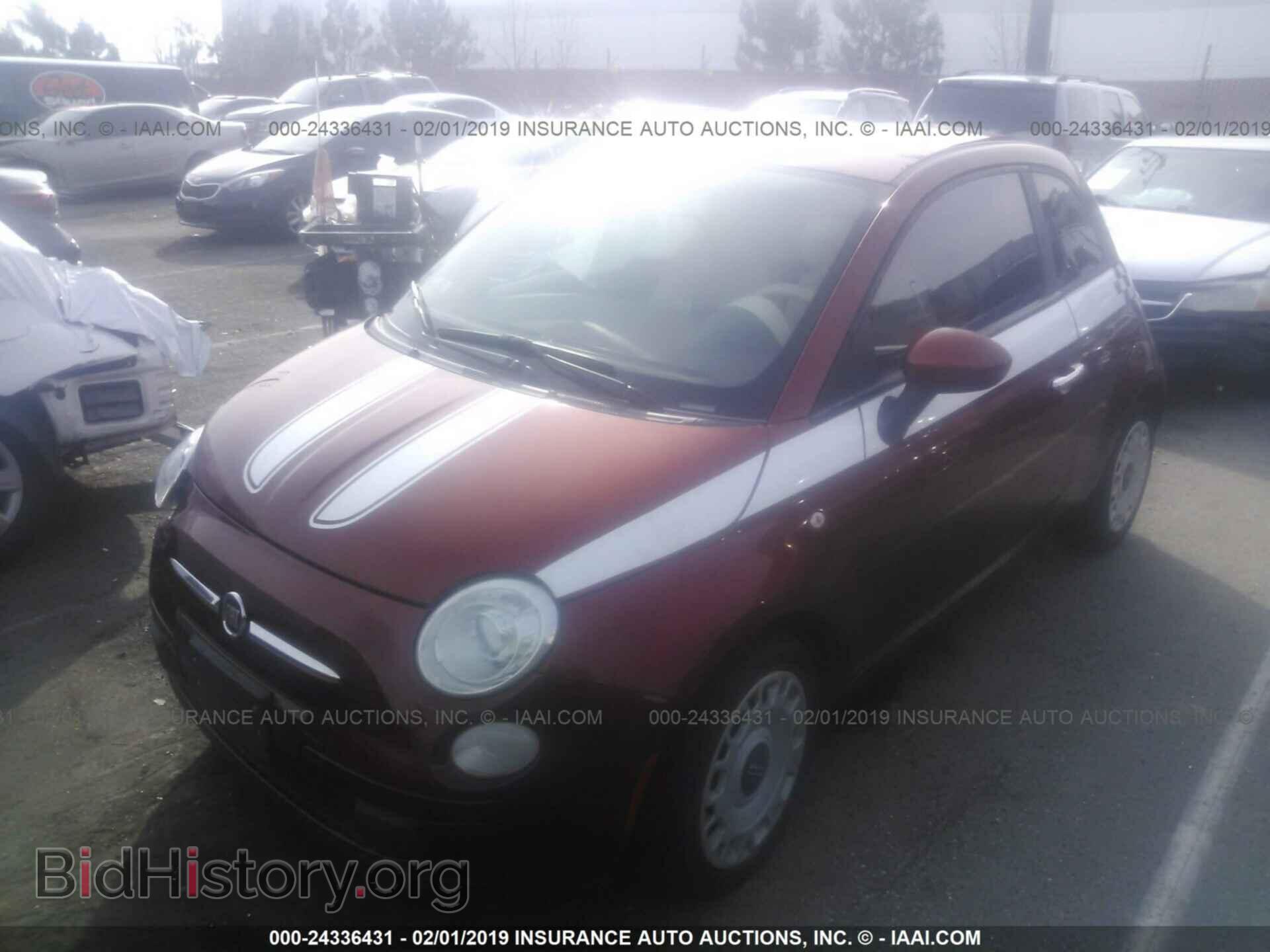 2012 FIAT 500 - VIN: 3C3CFFAR4CT192515 - Фото 2