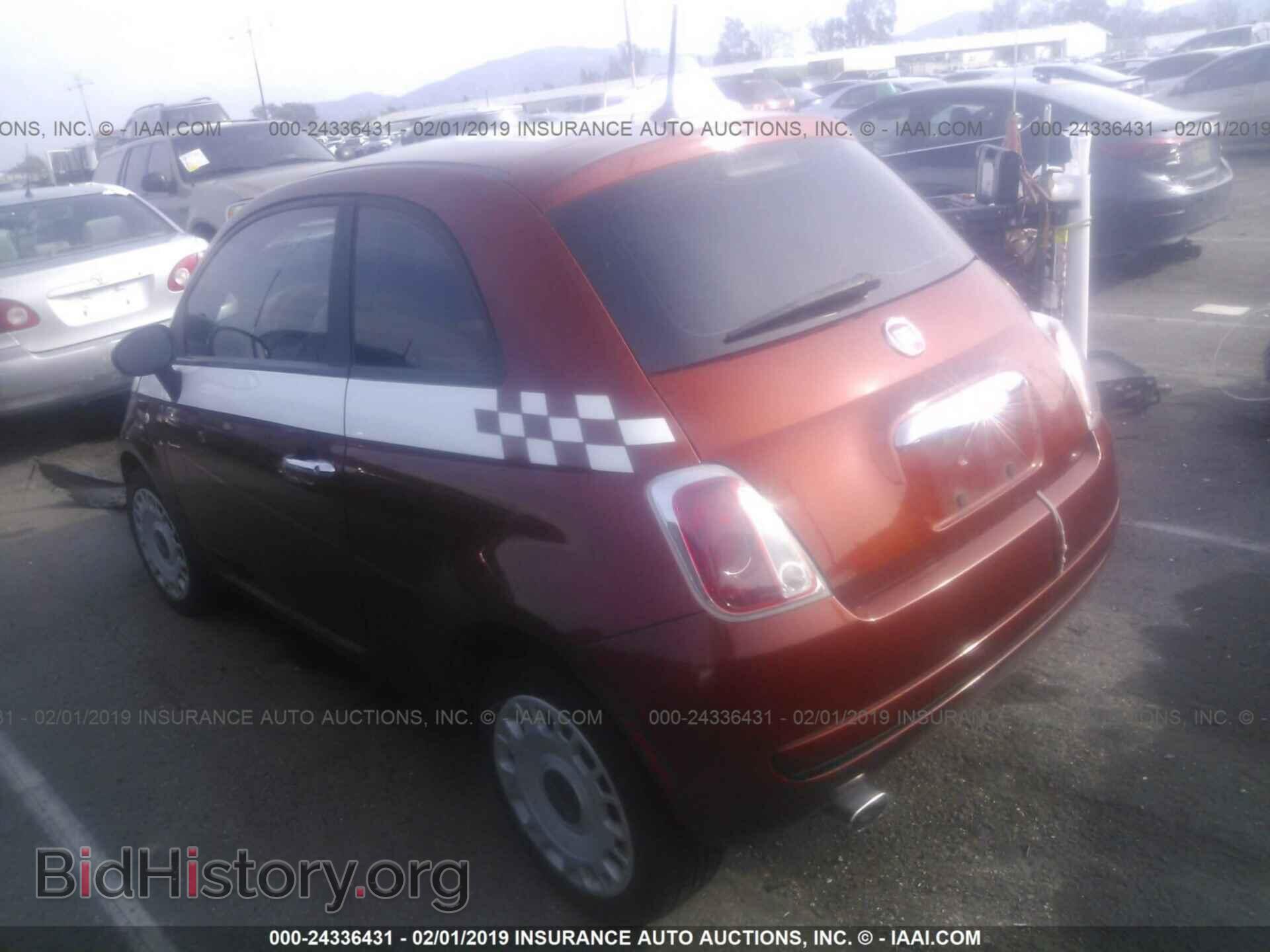 2012 FIAT 500 - VIN: 3C3CFFAR4CT192515 - Фото 3