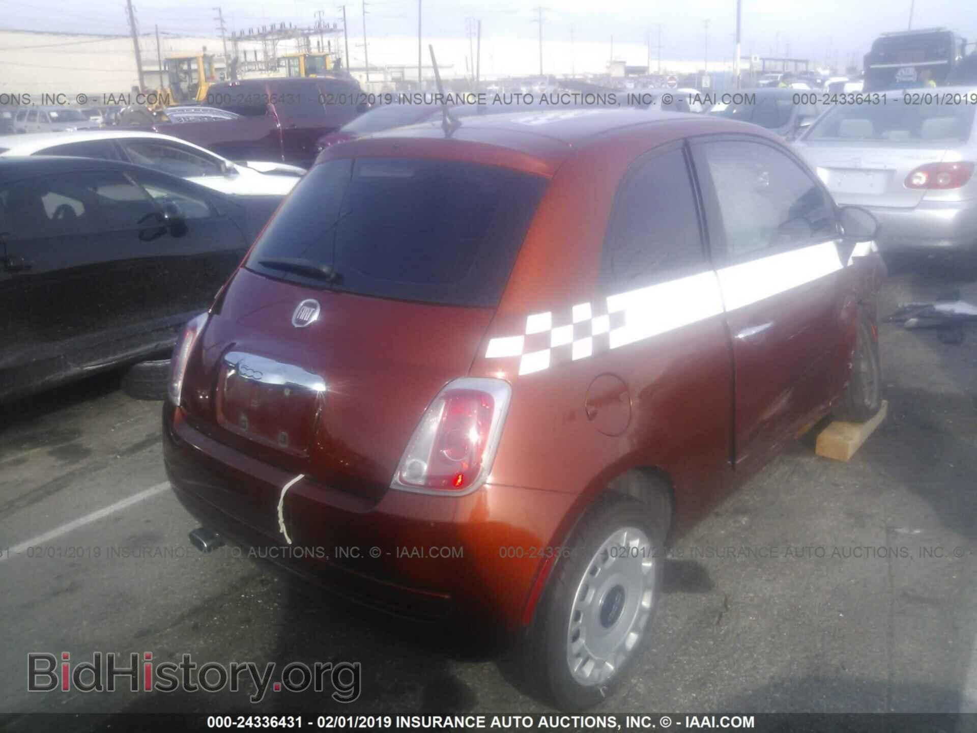 2012 FIAT 500 - VIN: 3C3CFFAR4CT192515 - Фото 4