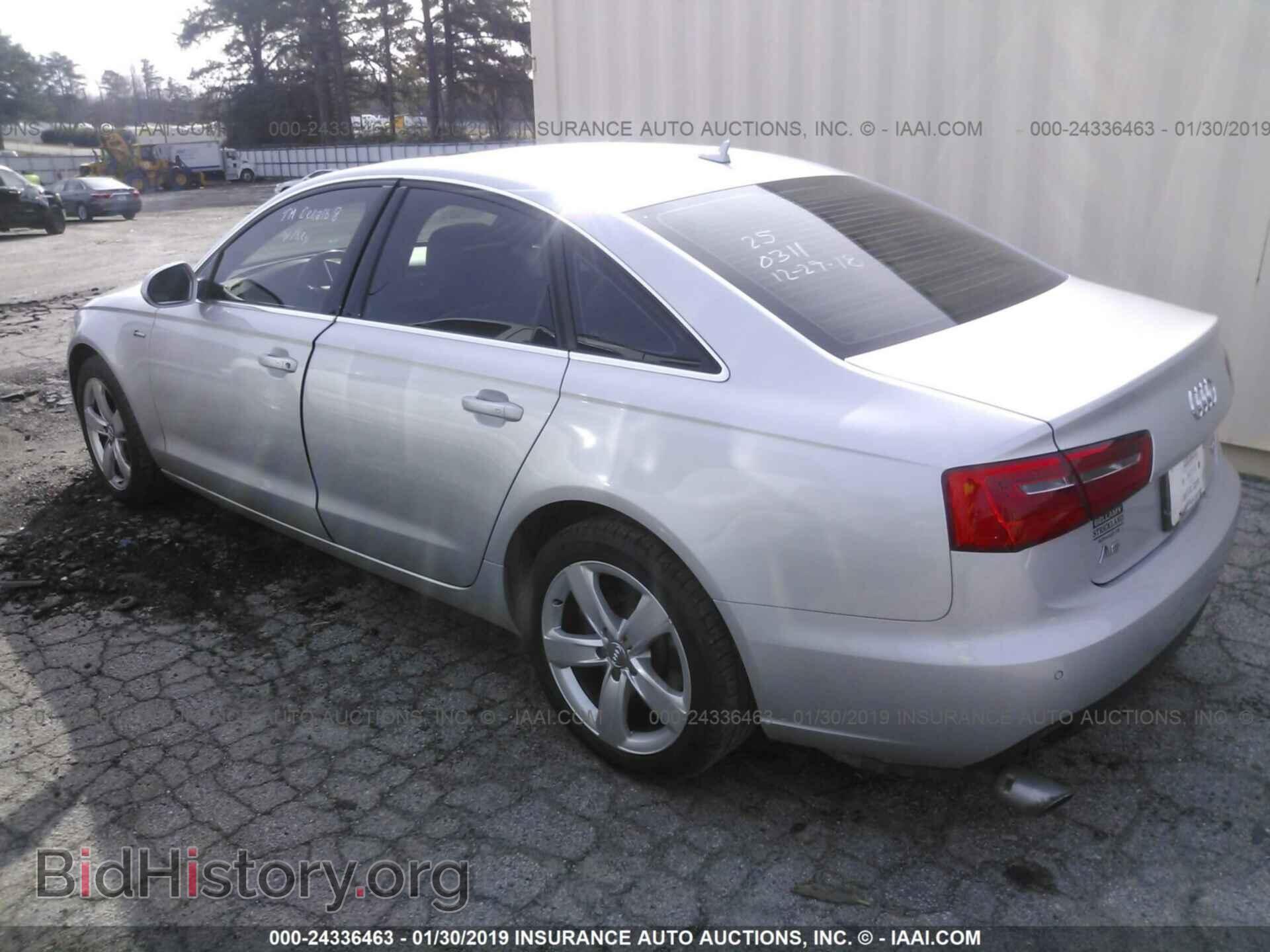 2012 AUDI A6 - VIN: WAUGGAFC0CN150311 - Фото 3