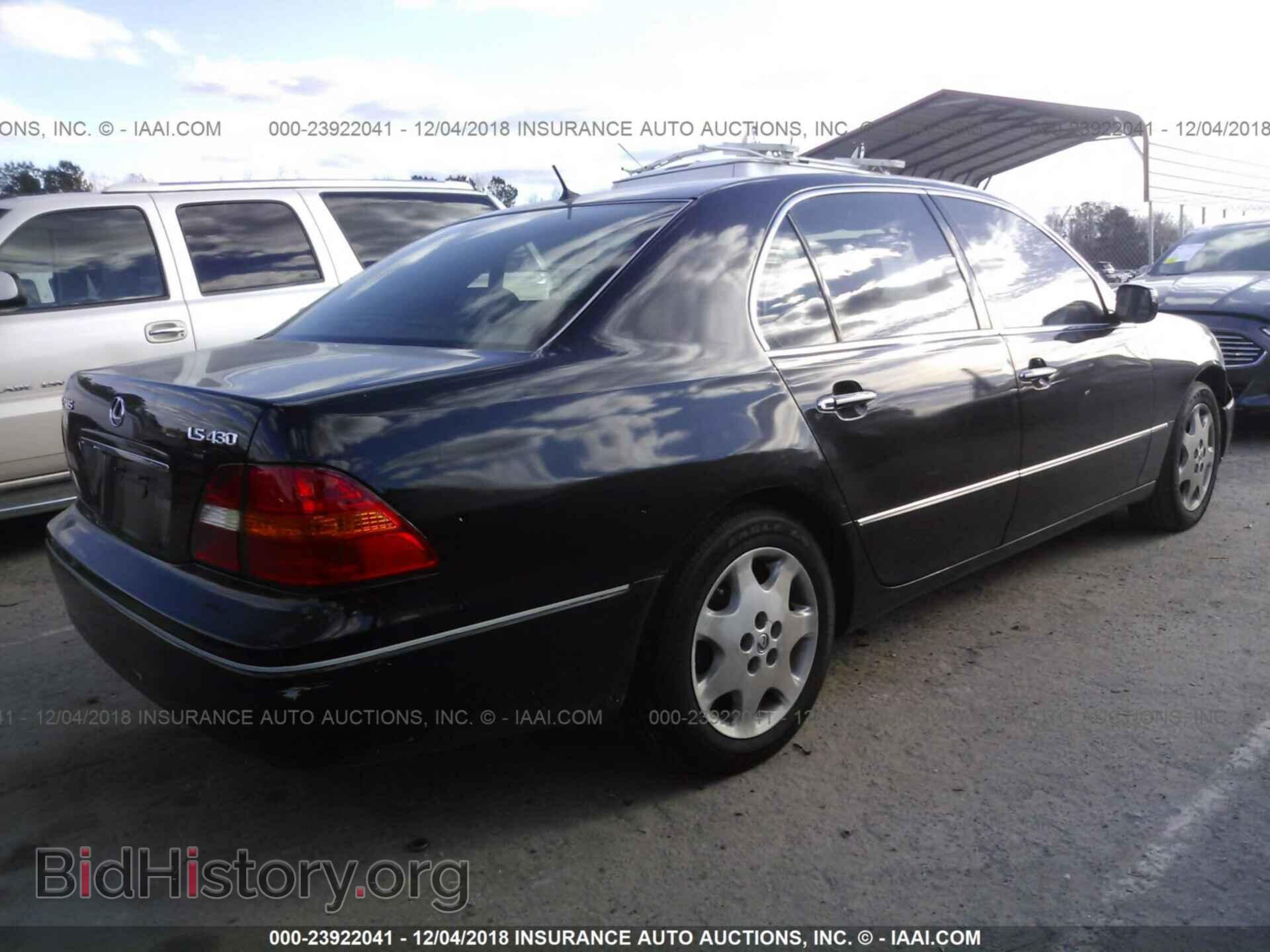 2003 LEXUS LS - VIN: JTHBN30F430102758 - Фото 4