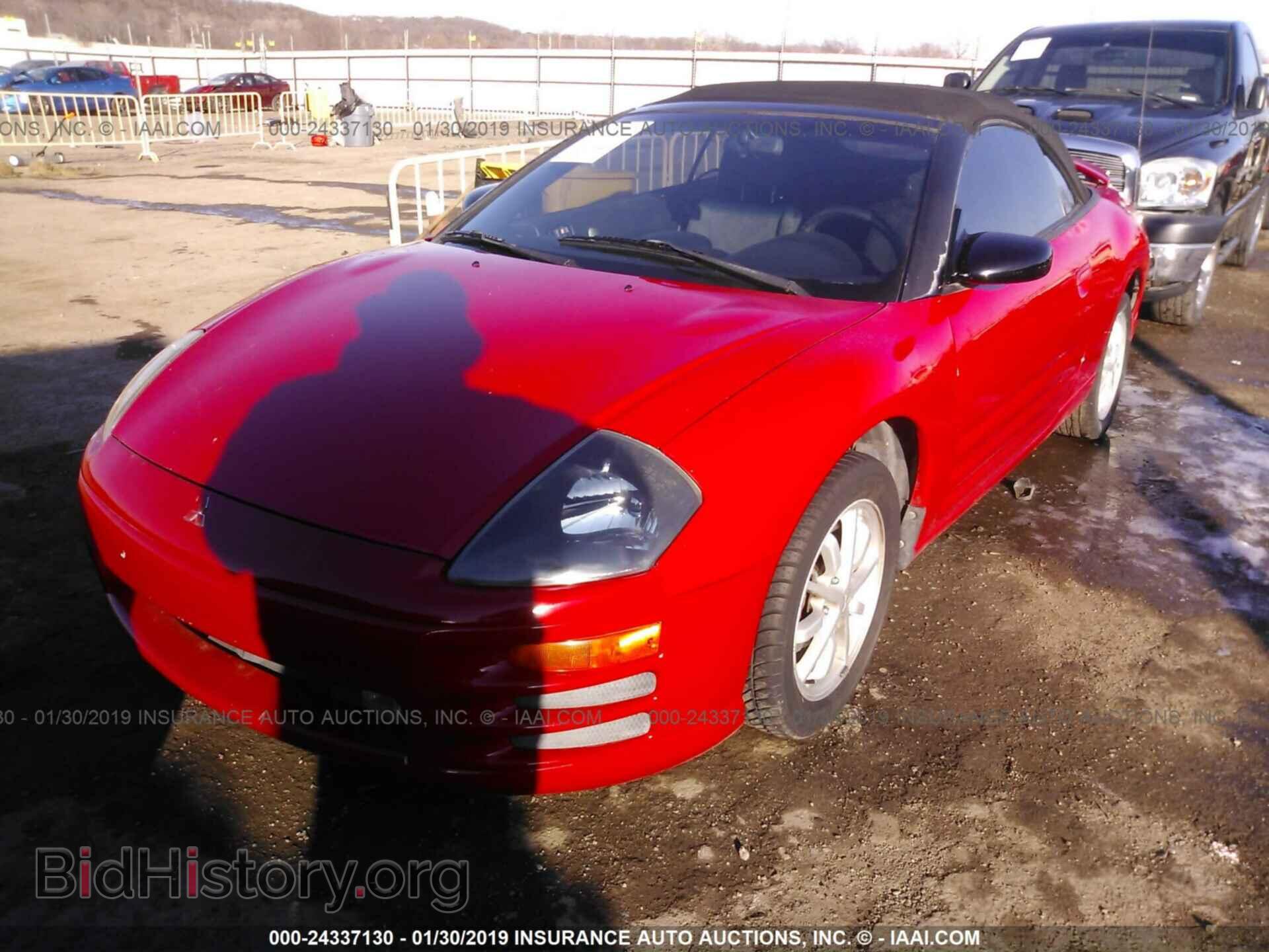2001 MITSUBISHI ECLIPSE - VIN: 4A3AE45G61E110510 - Фото 2
