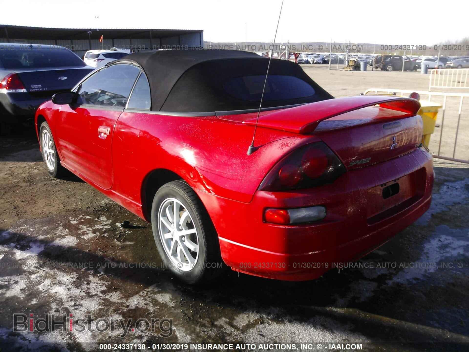 2001 MITSUBISHI ECLIPSE - VIN: 4A3AE45G61E110510 - Фото 3