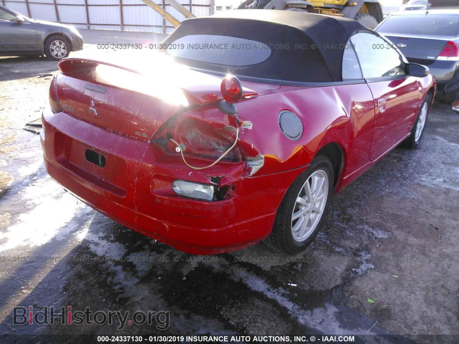 2001 MITSUBISHI ECLIPSE - VIN: 4A3AE45G61E110510 - Фото 4