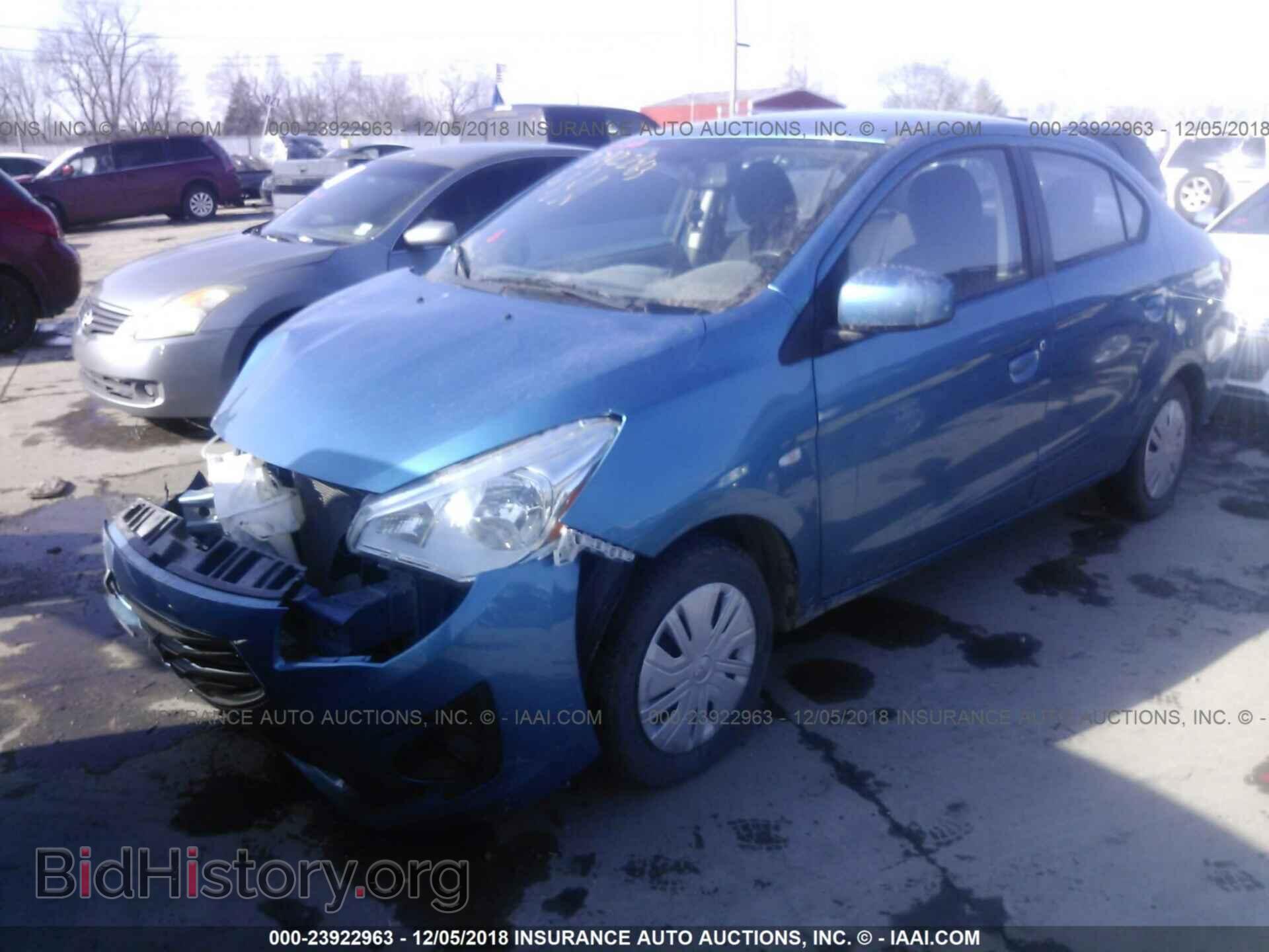2017 MITSUBISHI MIRAGE - VIN: ML32F3FJ5HHF07973 - Фото 2