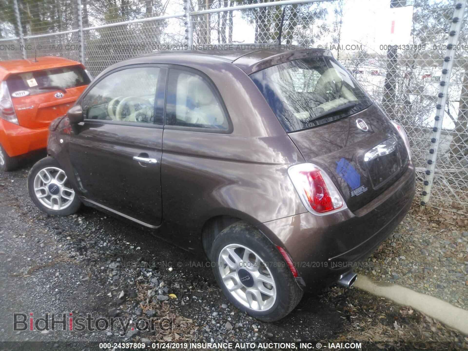2015 FIAT 500 - VIN: 3C3CFFAR3FT585961 - Фото 3