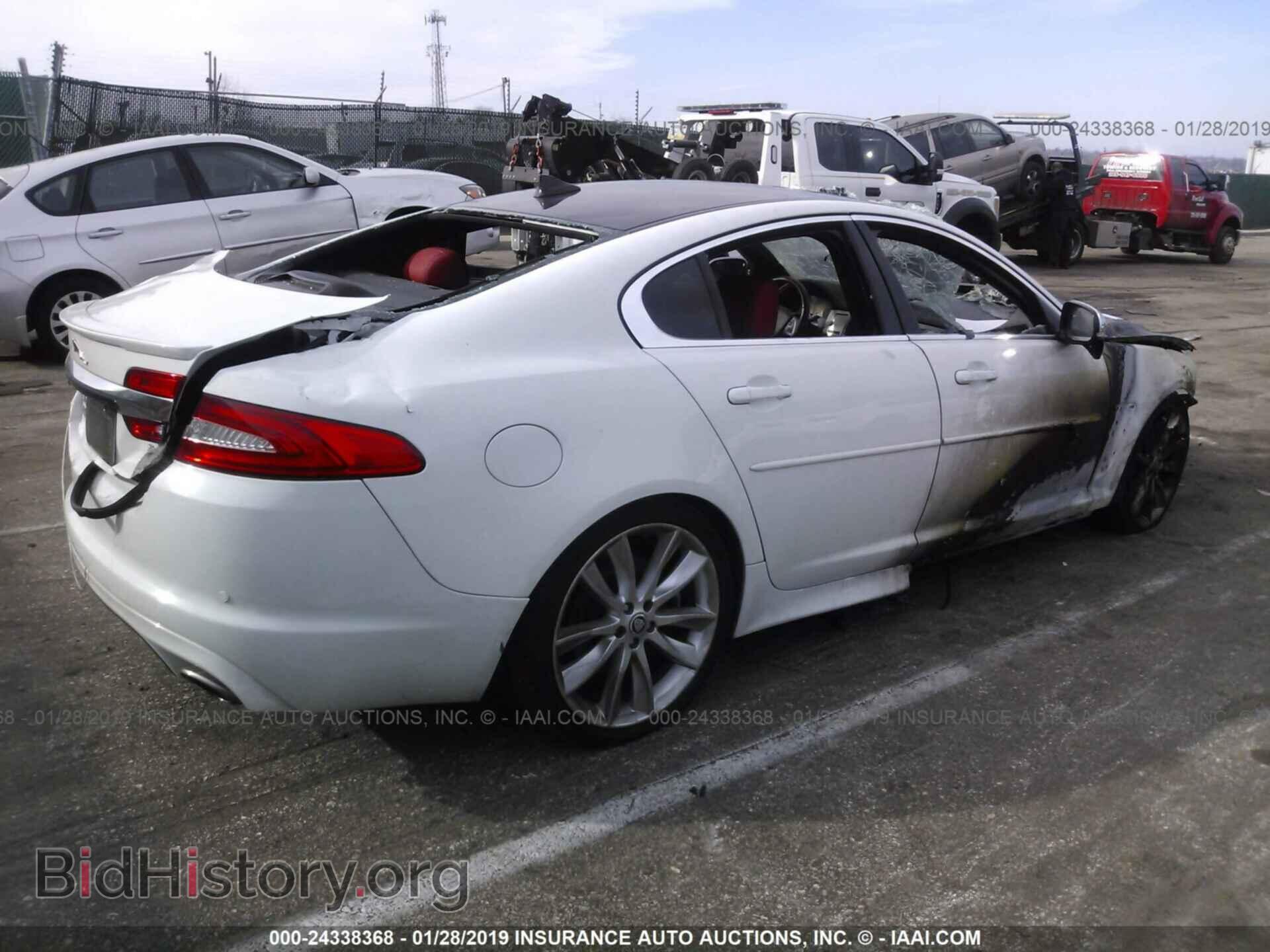 2013 JAGUAR XF - VIN: SAJWJ0EF1D8S72814 - Фото 4