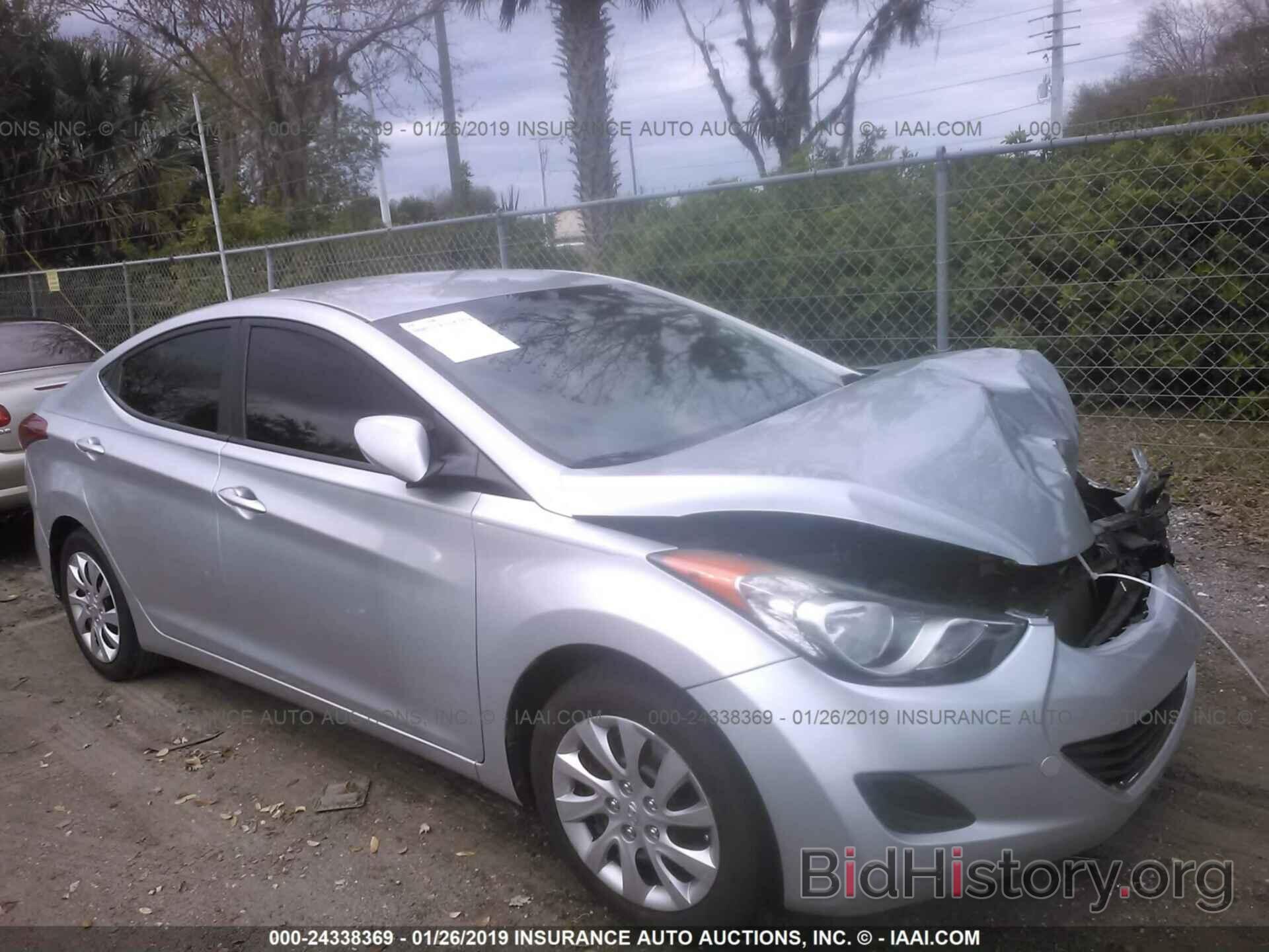 Photo 5NPDH4AE6CH074235 - HYUNDAI ELANTRA 2012