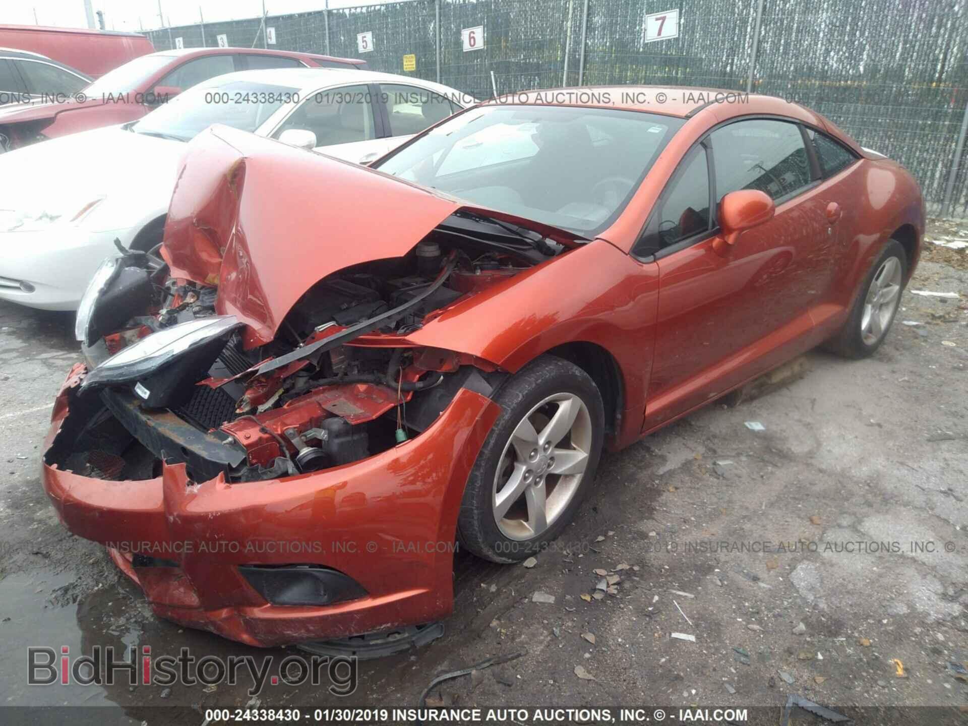 2009 MITSUBISHI ECLIPSE - VIN: 4A3AK24F09E019220 - Фото 2