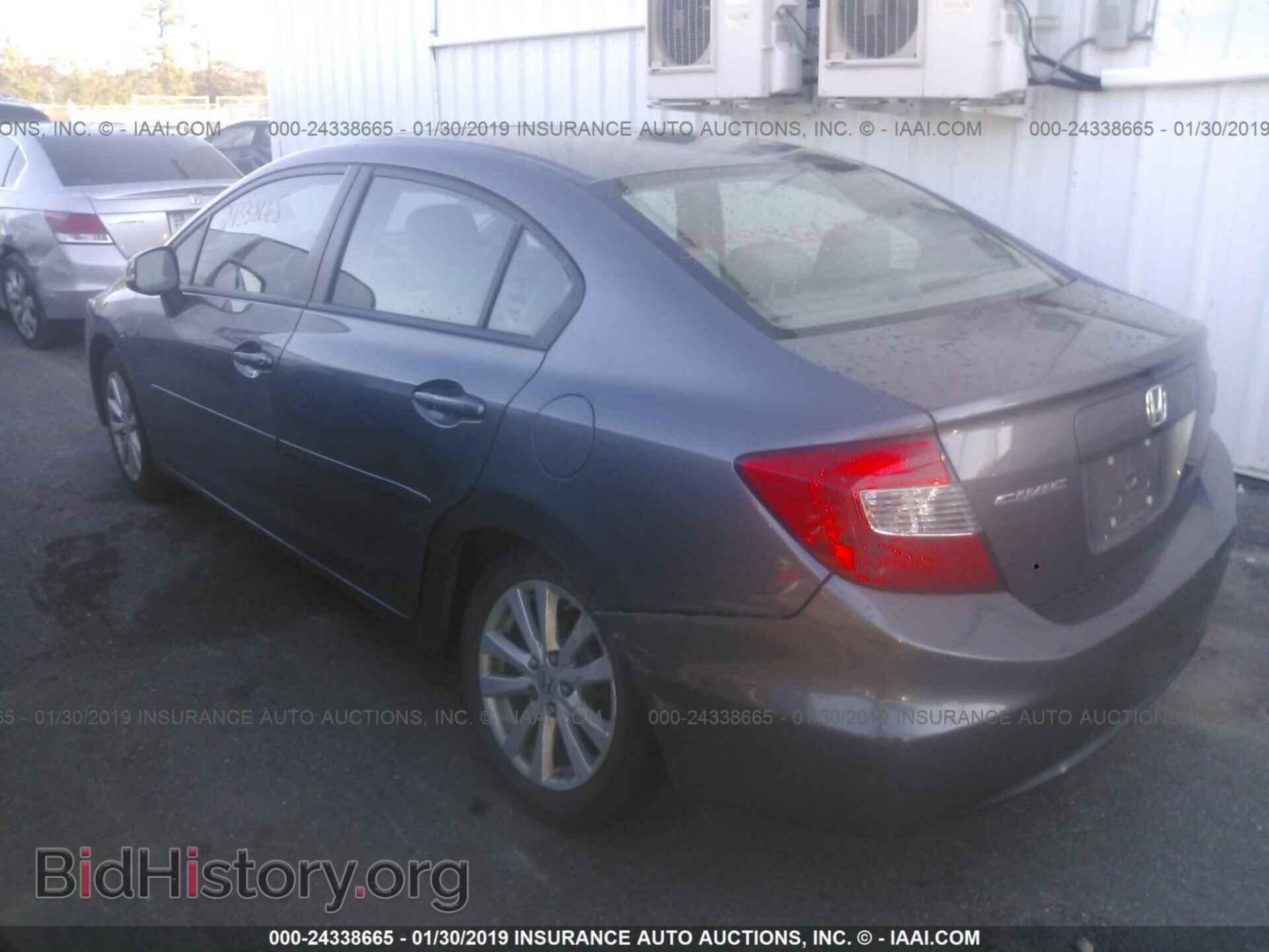 2012 HONDA CIVIC - VIN: 19XFB2F82CE351596 - Фото 3