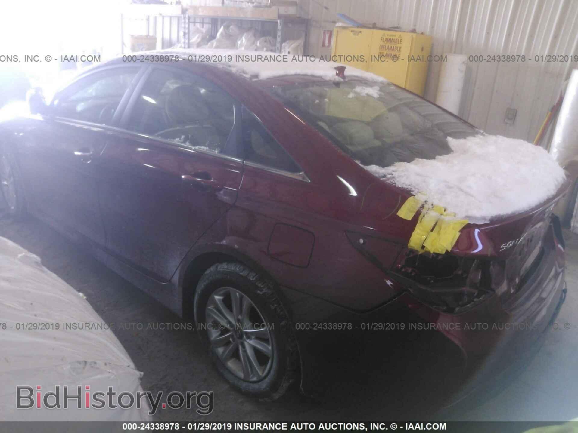 2014 HYUNDAI SONATA - VIN: 5NPEB4AC0EH839981 - Фото 3
