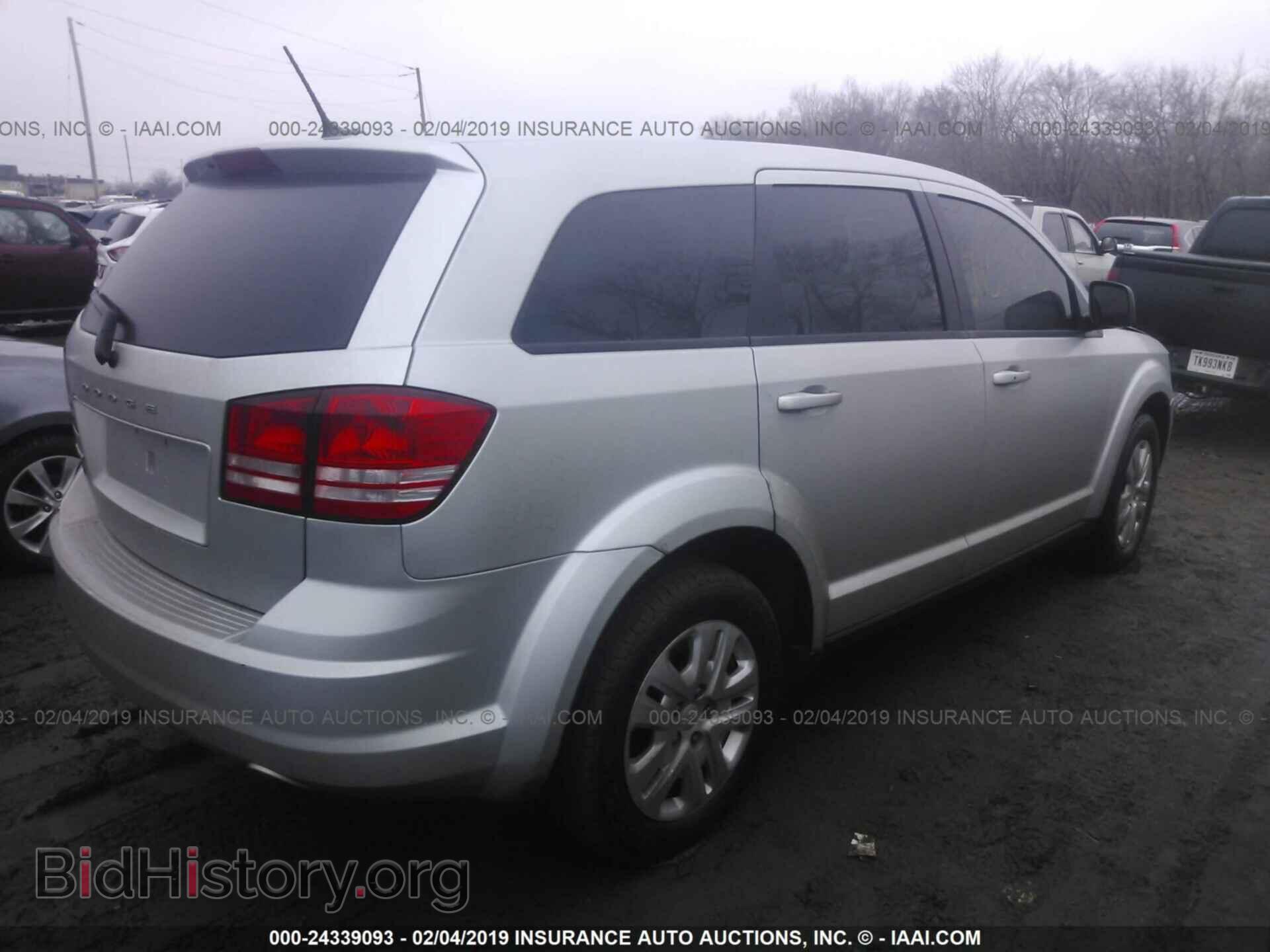 2014 DODGE JOURNEY - VIN: 3C4PDCAB2ET216382 - Фото 4