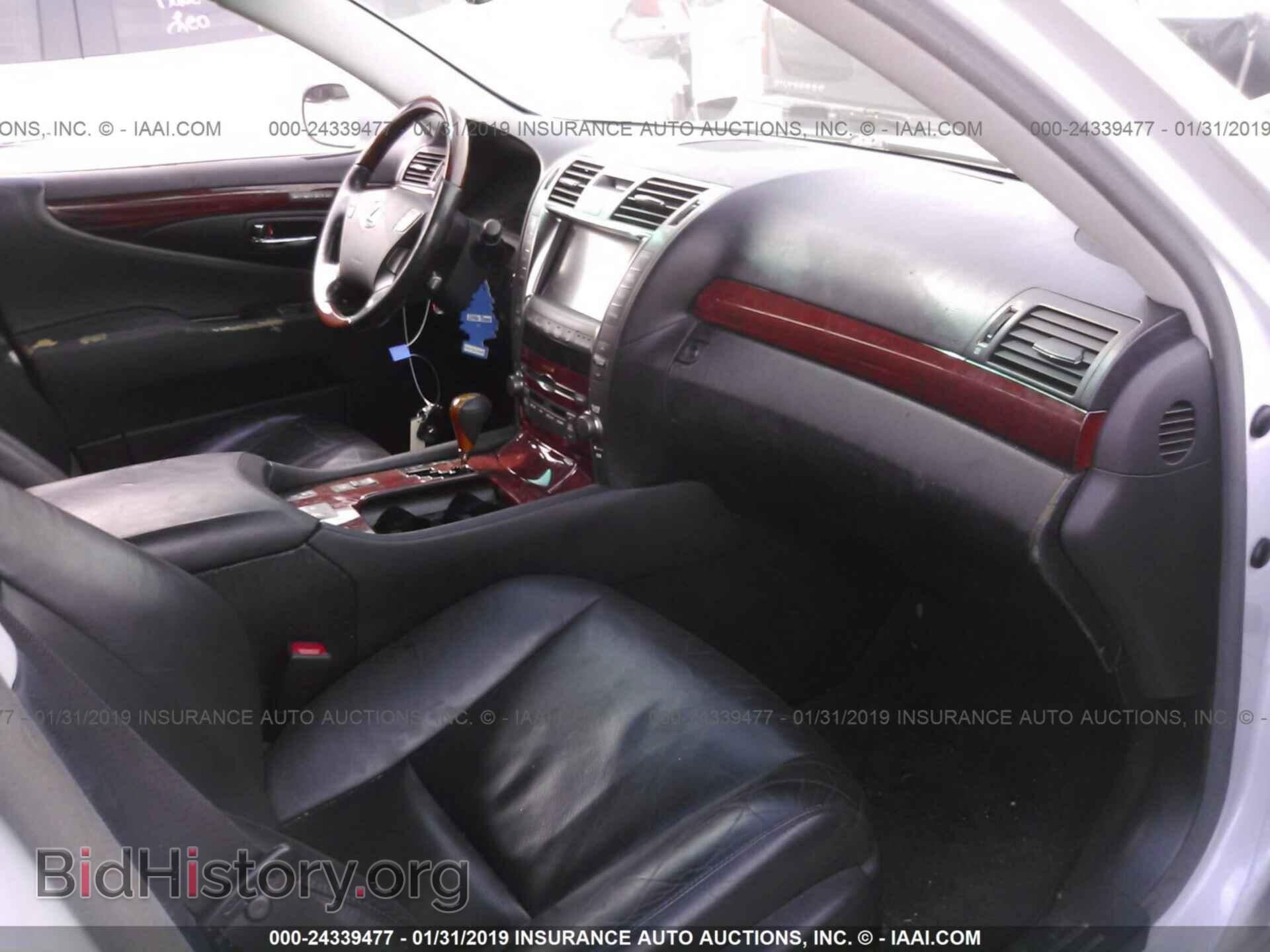 2008 LEXUS LS - VIN: JTHBL46F385060693 - Фото 5