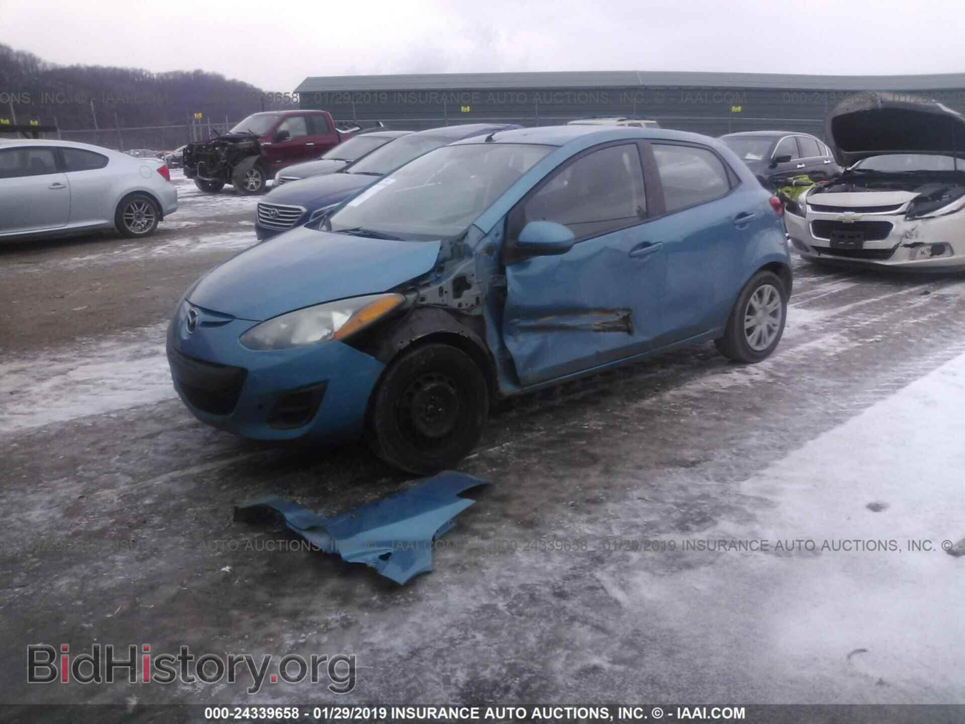 2012 MAZDA MAZDA2 - VIN: JM1DE1KY6C0137881 - Фото 2