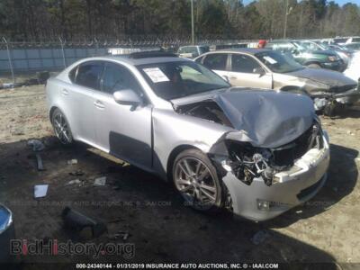 2006 Lexus IS 250, серебристый — VIN JTHBK262265011986, IAAI