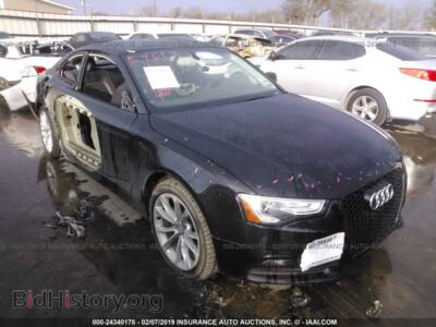 2013 Audi A5, black — VIN WAULFAFR3DA079300, IAAI