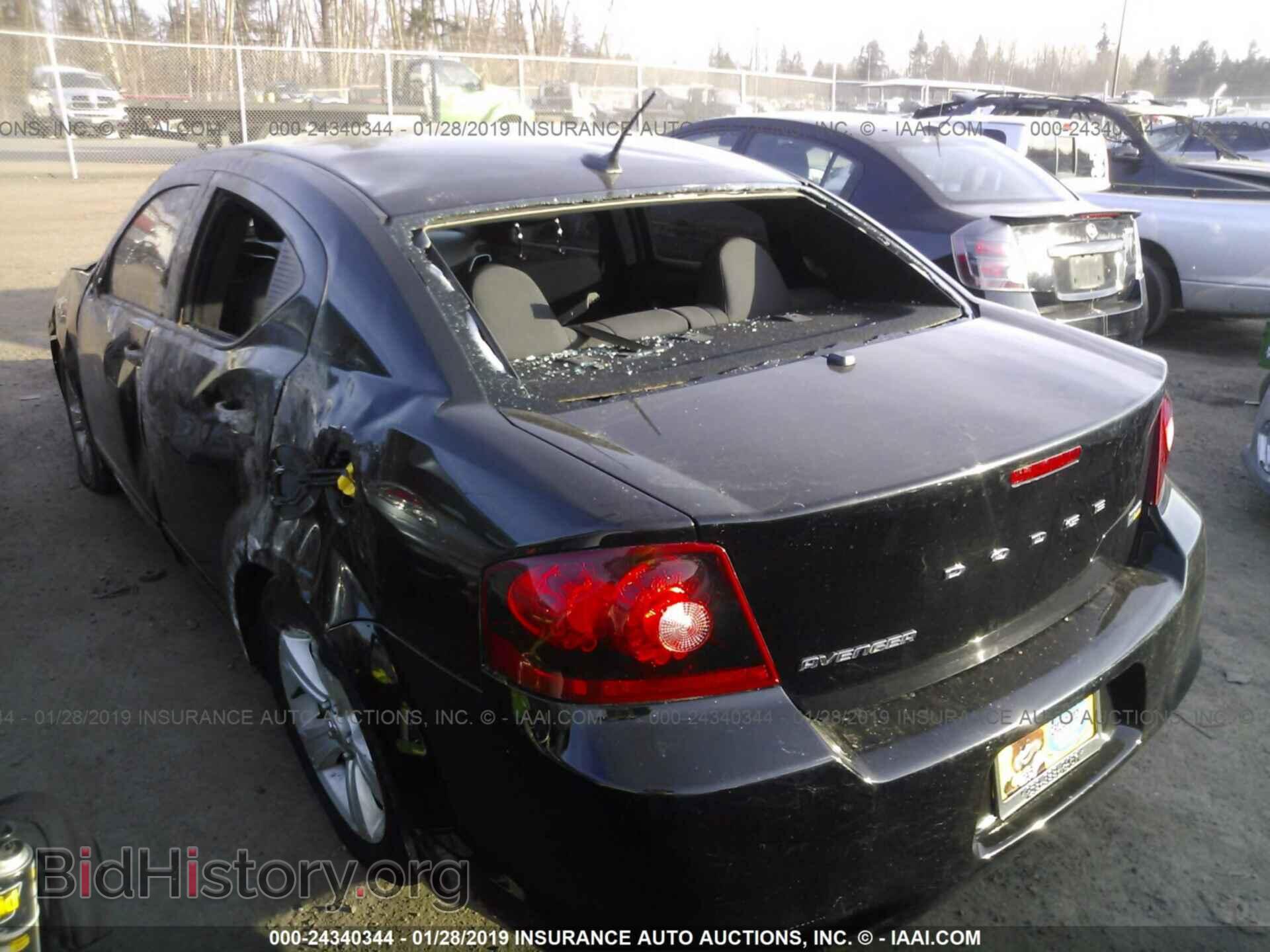 2012 DODGE AVENGER - VIN: 1C3CDZAG5CN269866 - Фото 3