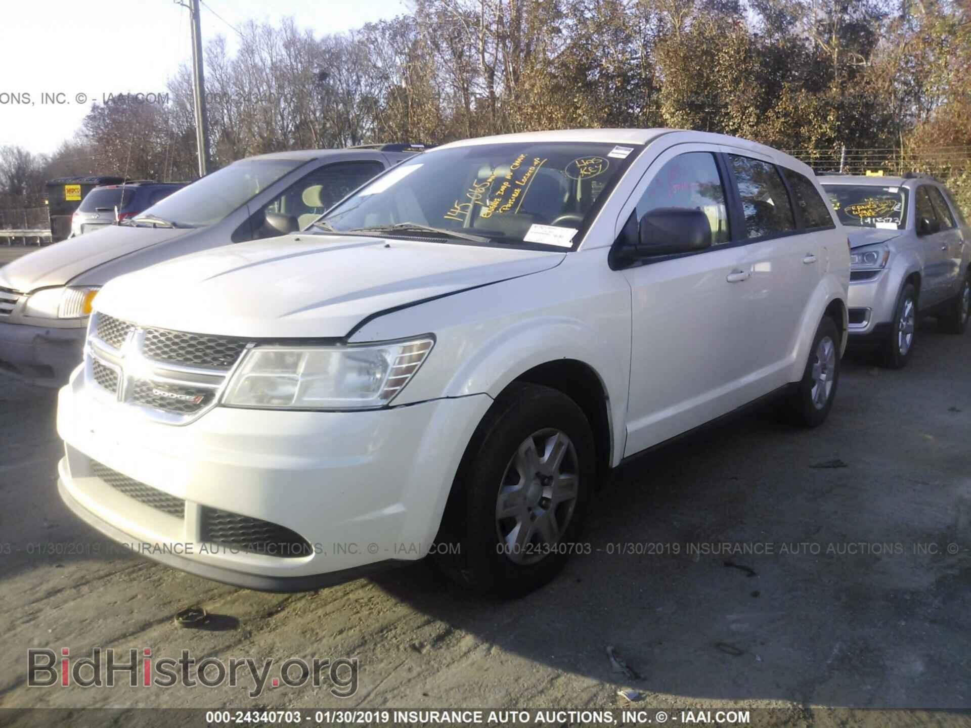 2012 DODGE JOURNEY - VIN: 3C4PDCAB2CT389087 - Фото 2