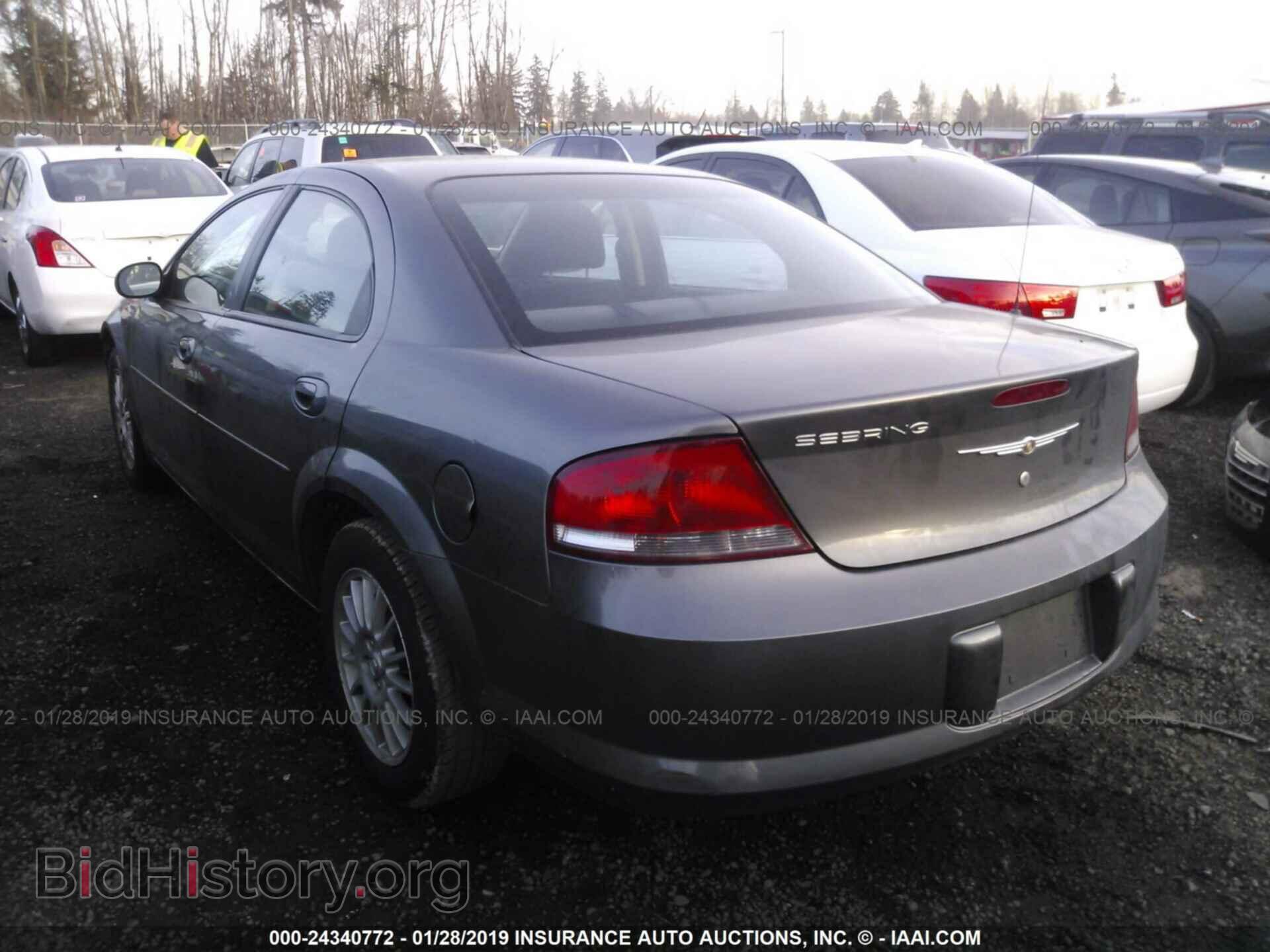 2005 CHRYSLER SEBRING - VIN: 1C3EL46X55N652099 - Фото 3
