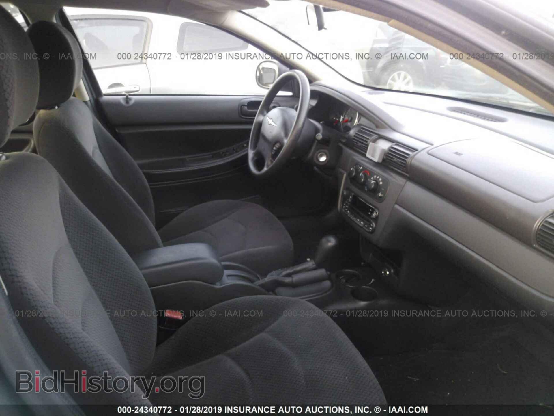 2005 CHRYSLER SEBRING - VIN: 1C3EL46X55N652099 - Фото 5