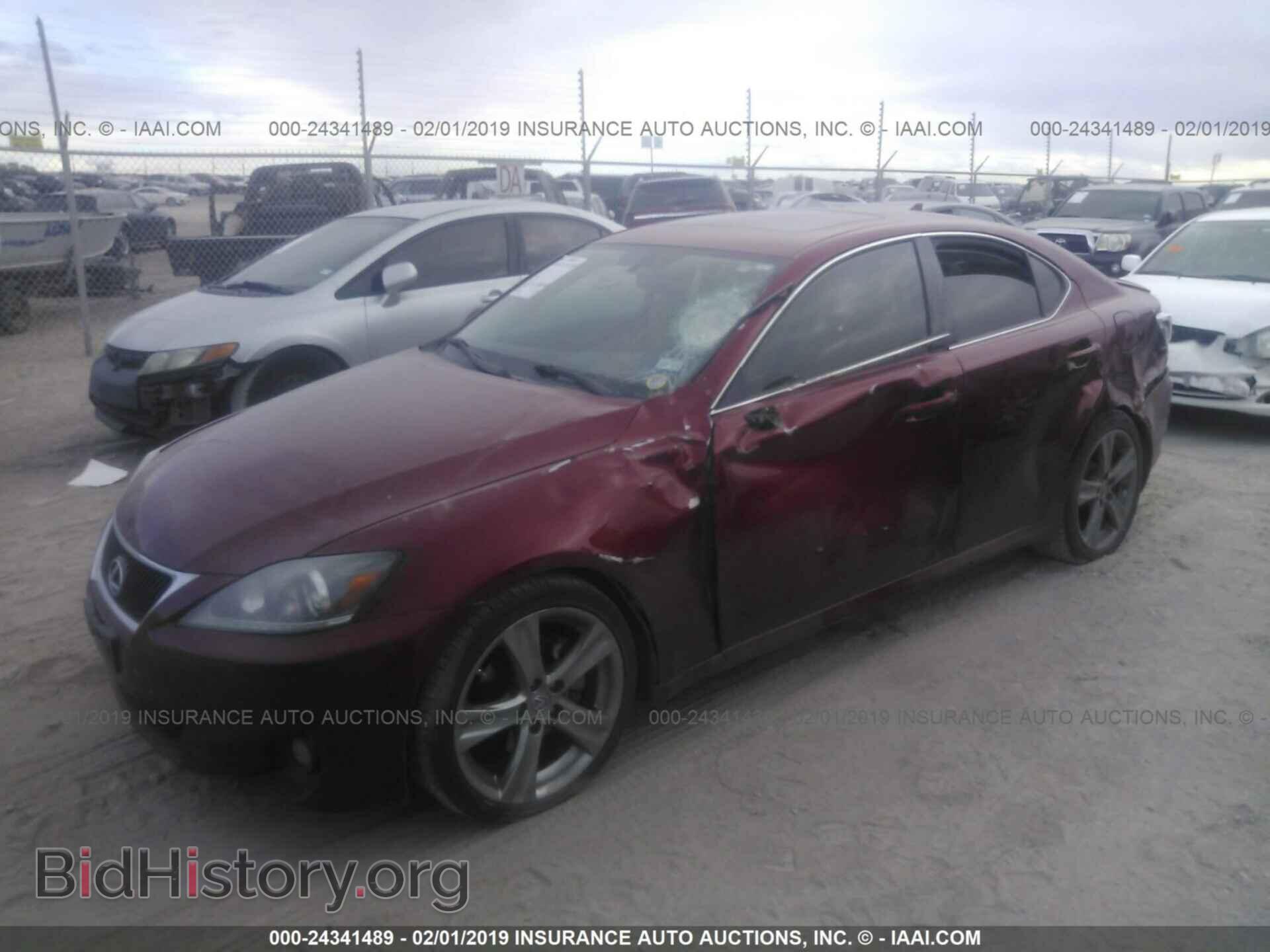 2012 LEXUS IS - VIN: JTHBF5C21C5169645 - Фото 2