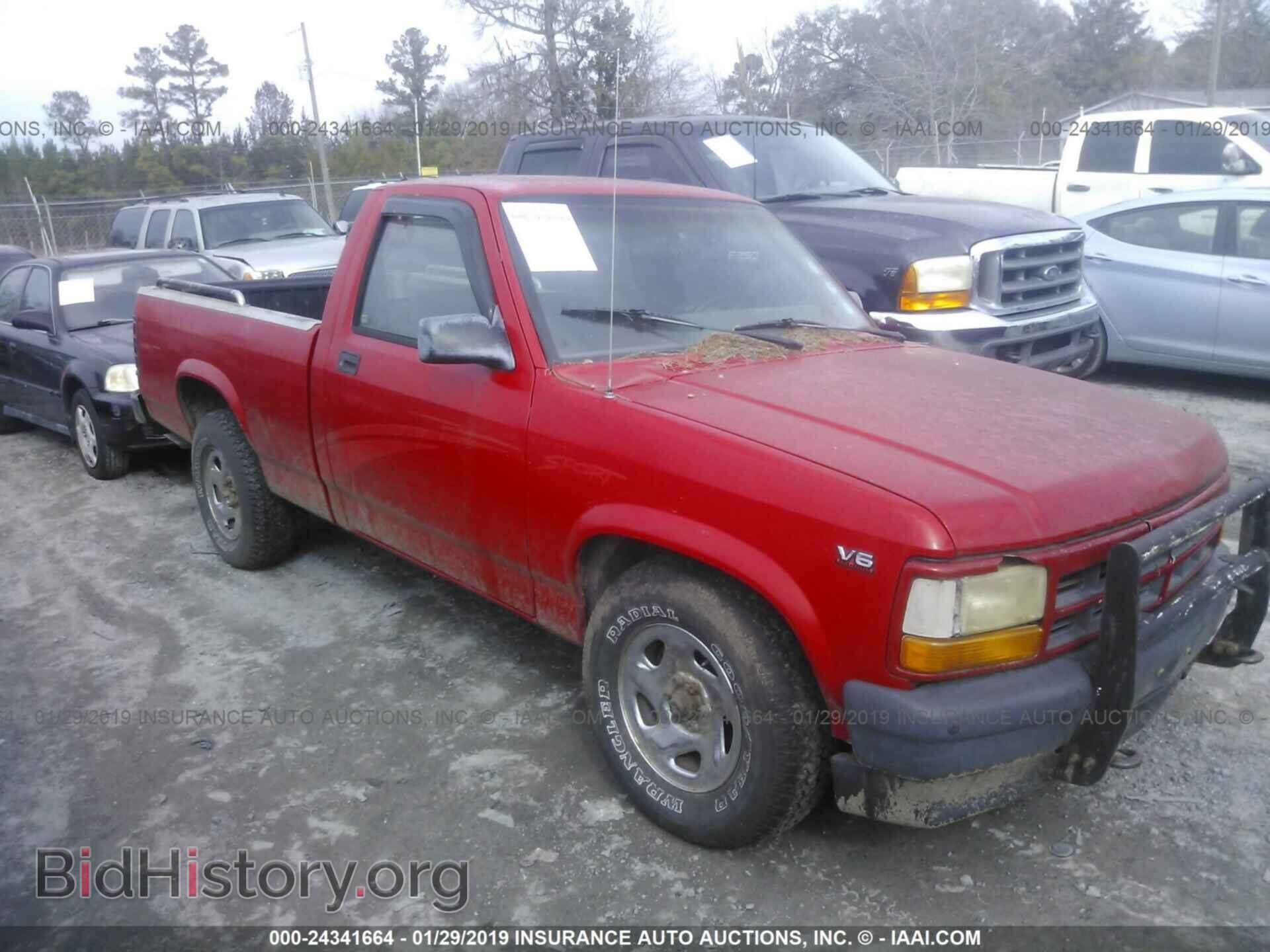 Фотография 1B7FL26X4TW710196 - DODGE DAKOTA 1996