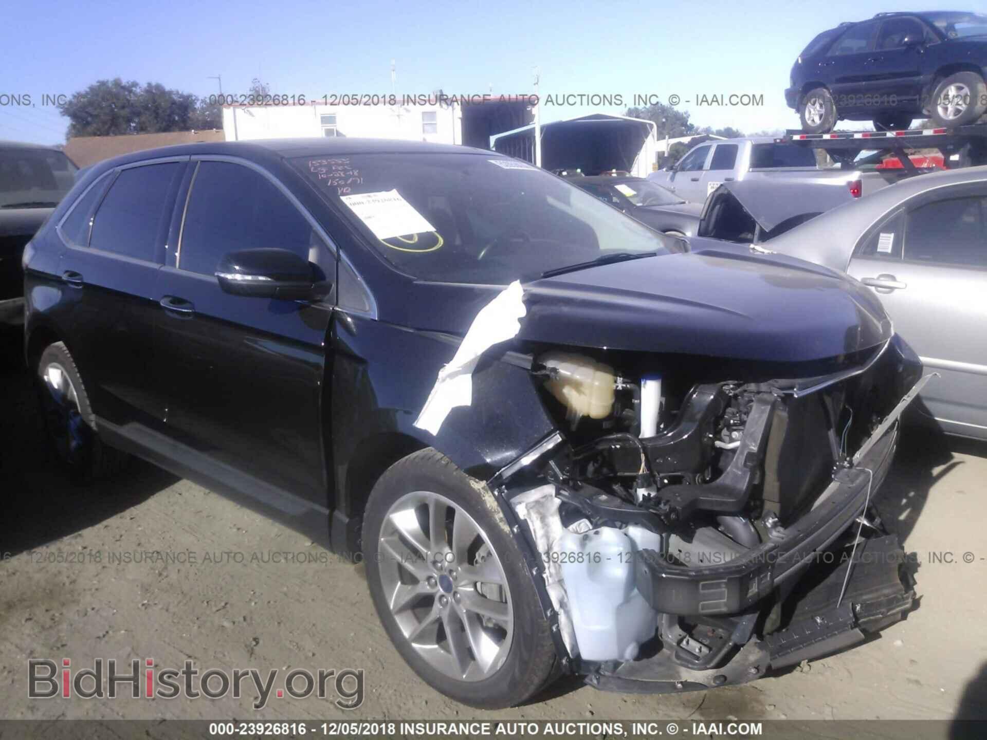 Фотография 2FMTK3K97FBB25181 - FORD EDGE 2015
