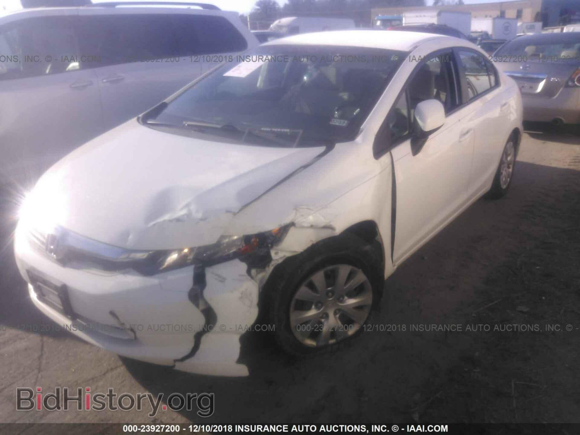 2012 HONDA CIVIC - VIN: 19XFB2F54CE043027 - Фото 2