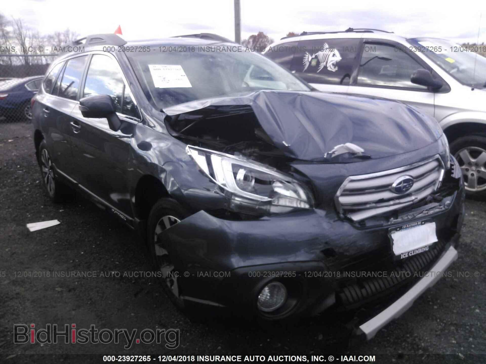 Фотография 4S4BSANC0G3244909 - SUBARU OUTBACK 2016