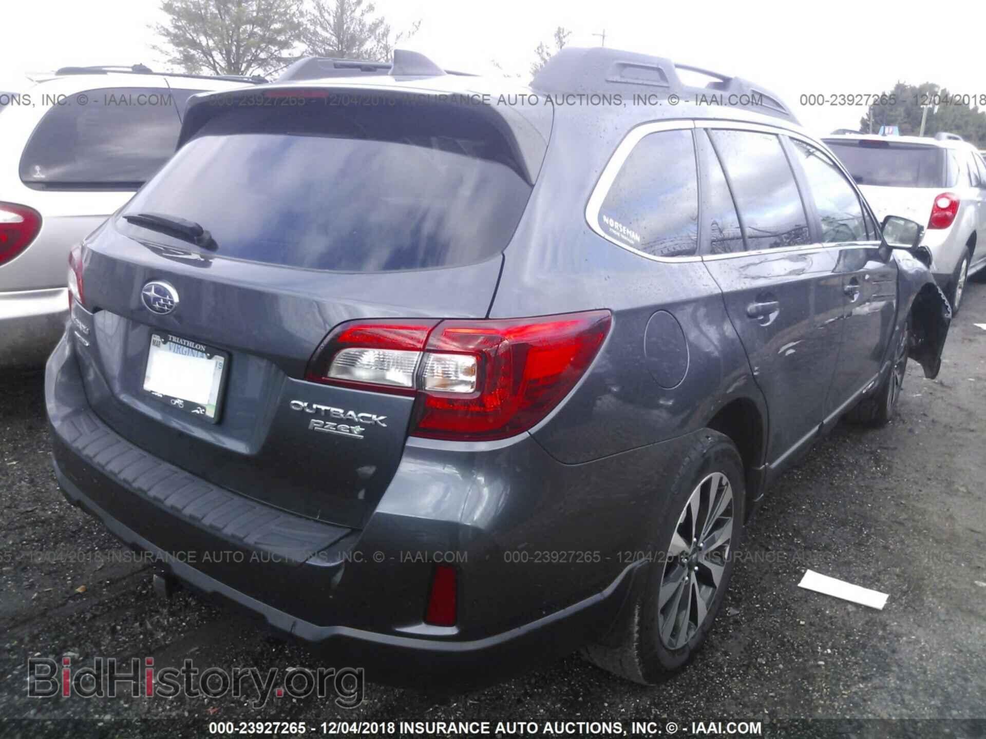 2016 SUBARU OUTBACK - VIN: 4S4BSANC0G3244909 - Фото 4