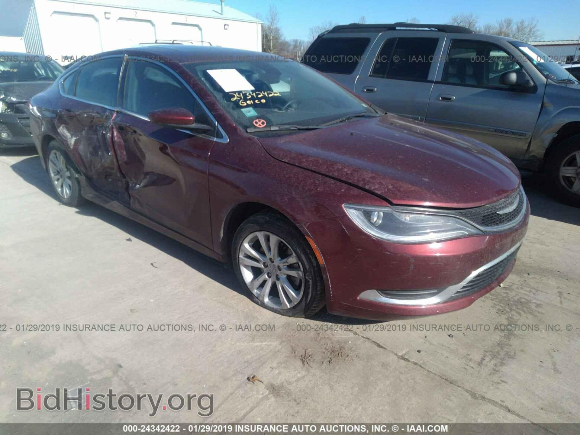 Фотография 1C3CCCAB8GN123505 - CHRYSLER 200 2016