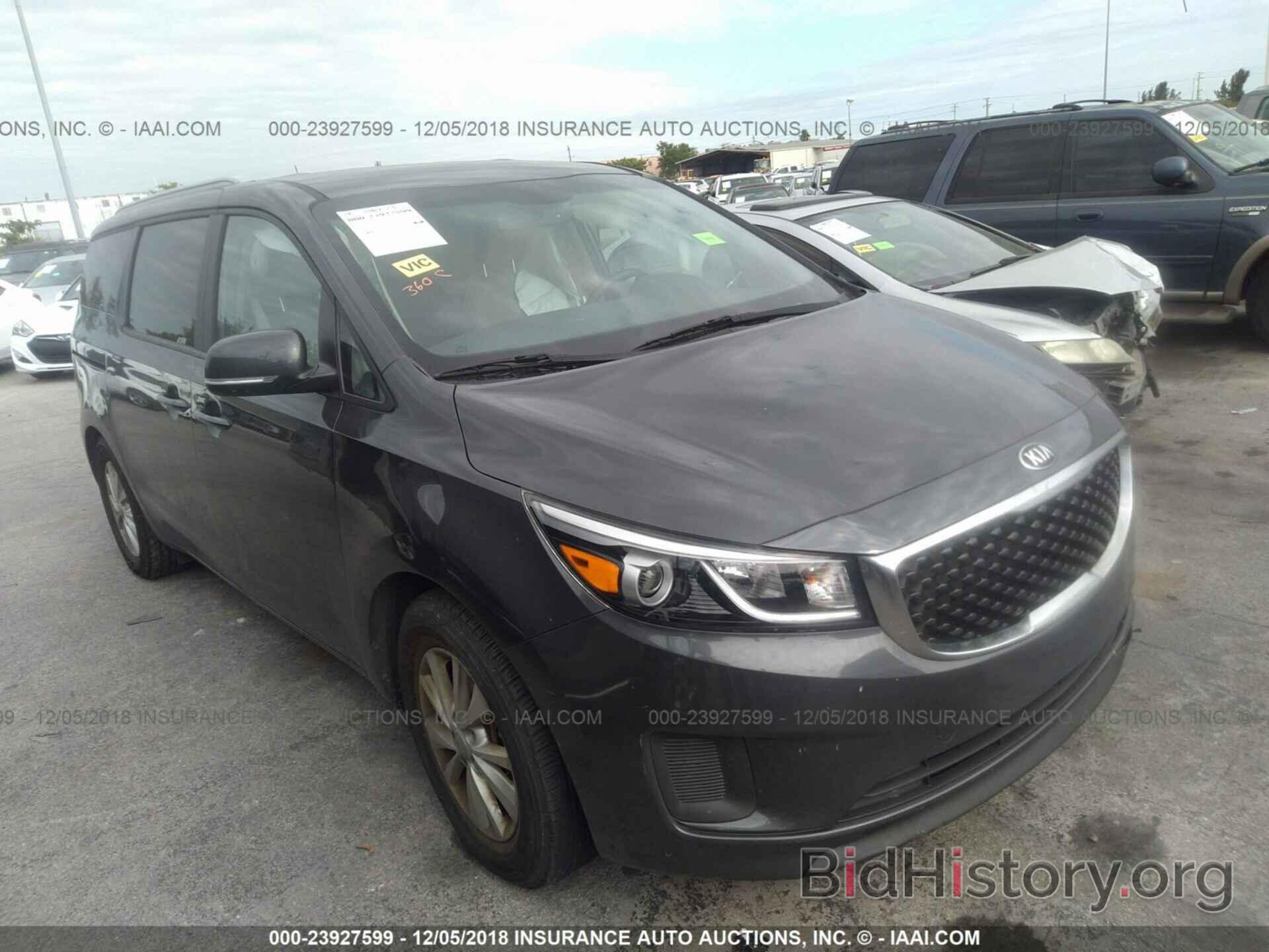 Photo KNDMB5C10G6142773 - KIA SEDONA 2016