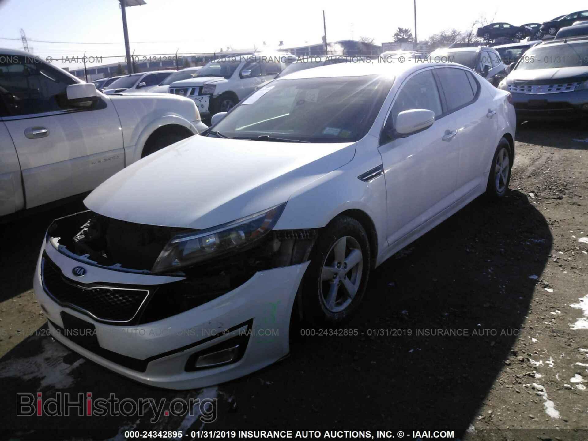2015 KIA OPTIMA - VIN: KNAGM4A75F5663501 - Photo 2