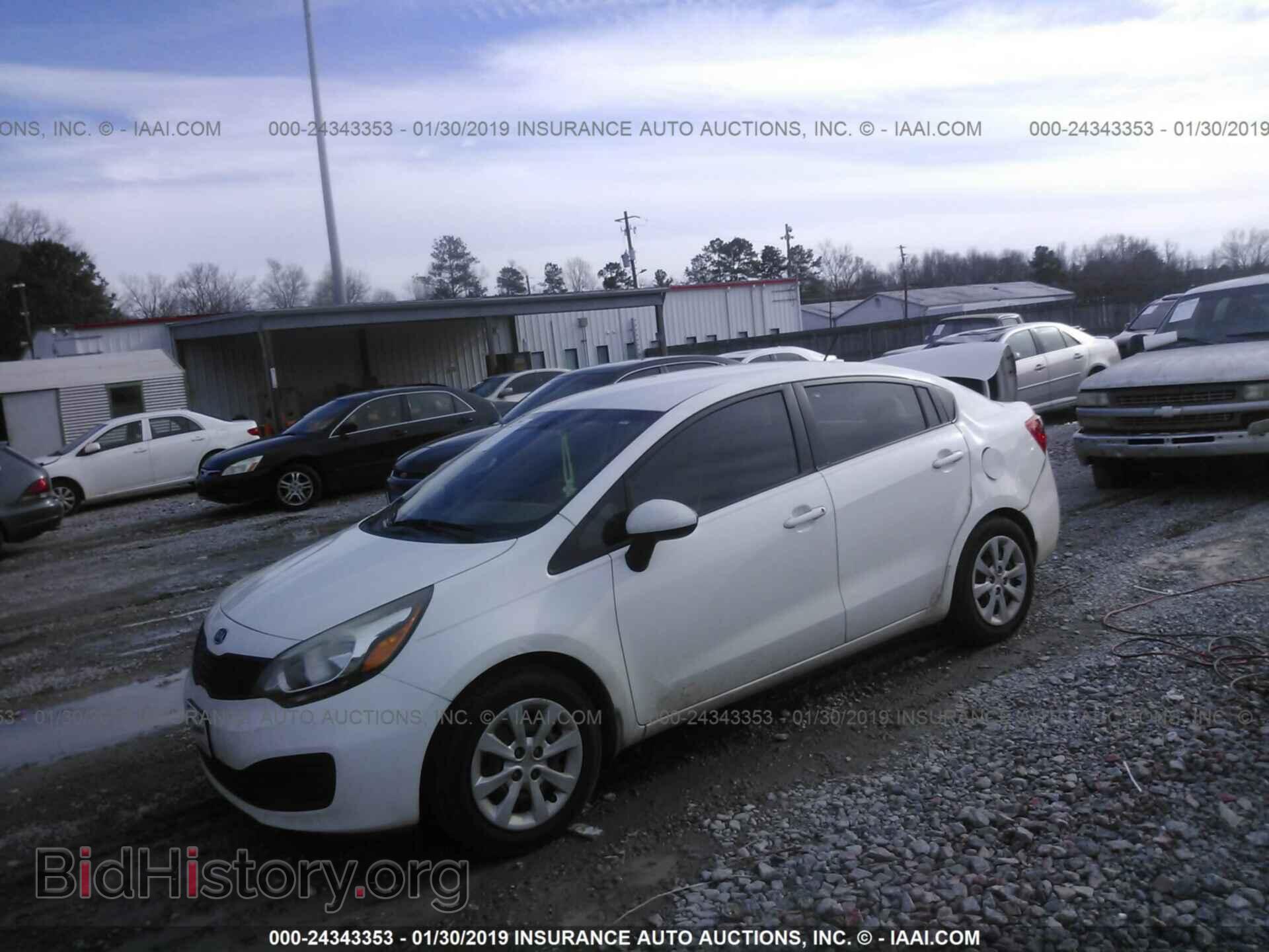 2012 KIA RIO - VIN: KNADM4A37C6088307 - Фото 2