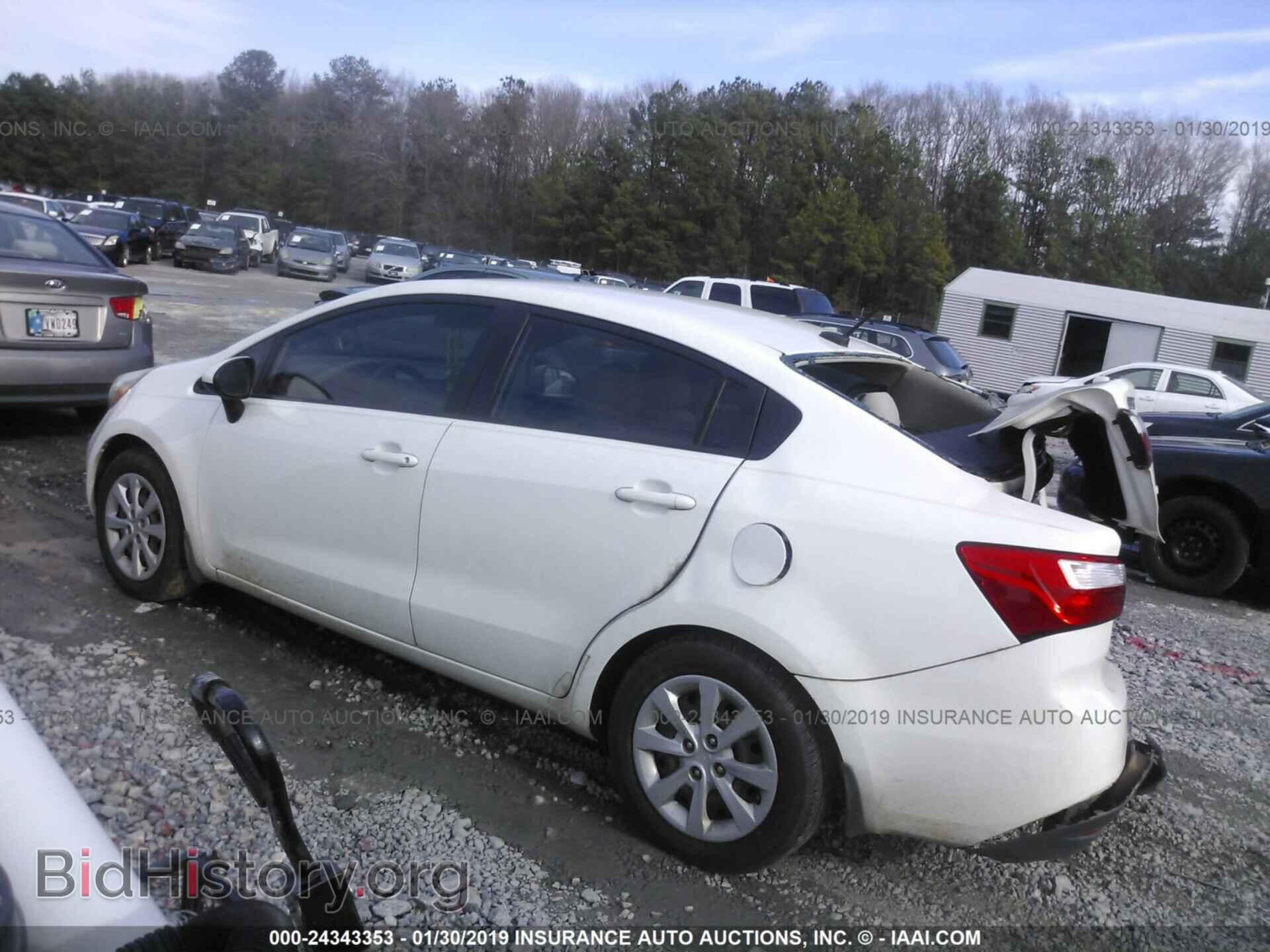 2012 KIA RIO - VIN: KNADM4A37C6088307 - Фото 3