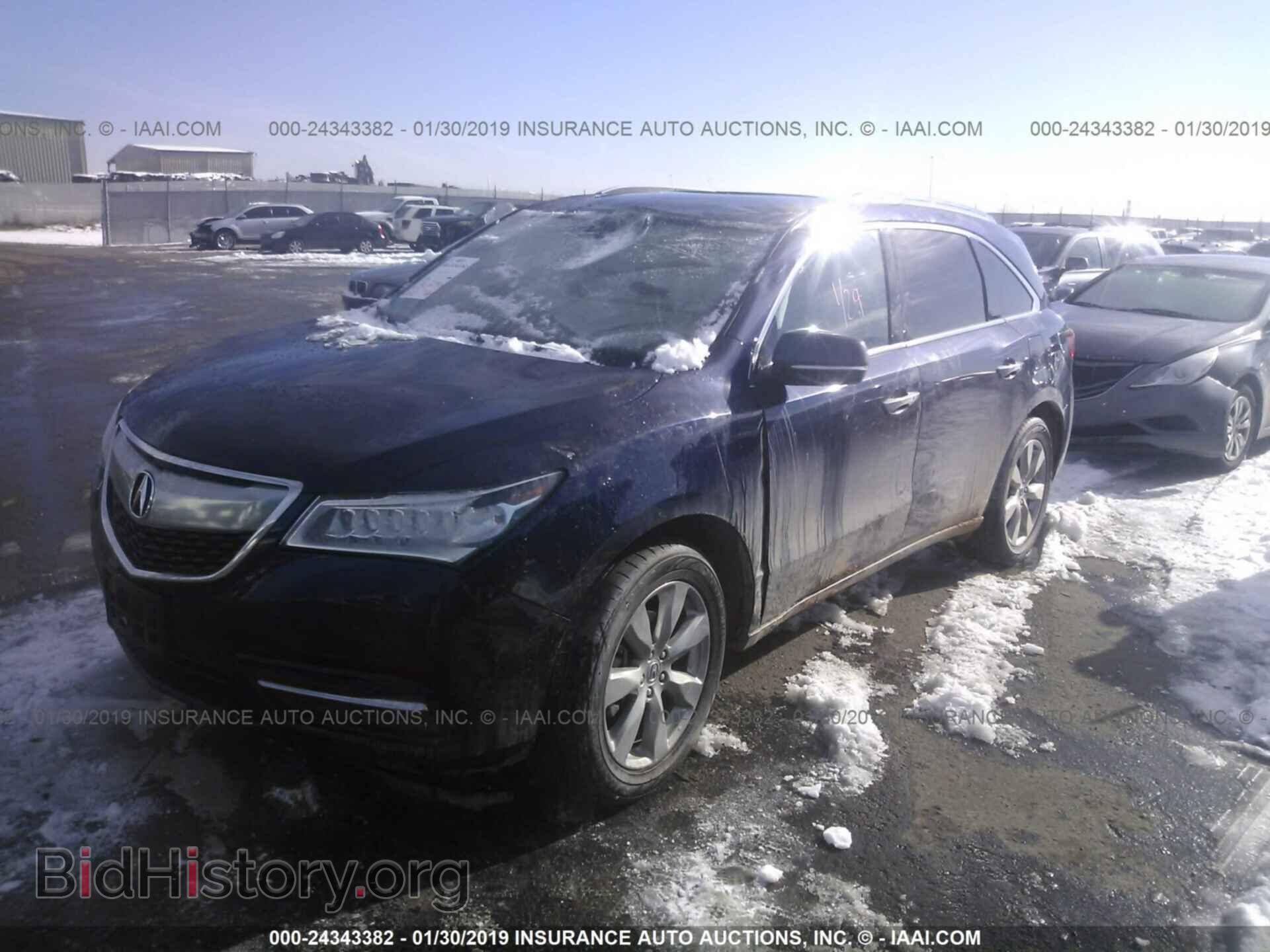 2014 ACURA MDX - VIN: 5FRYD4H80EB013427 - Фото 2