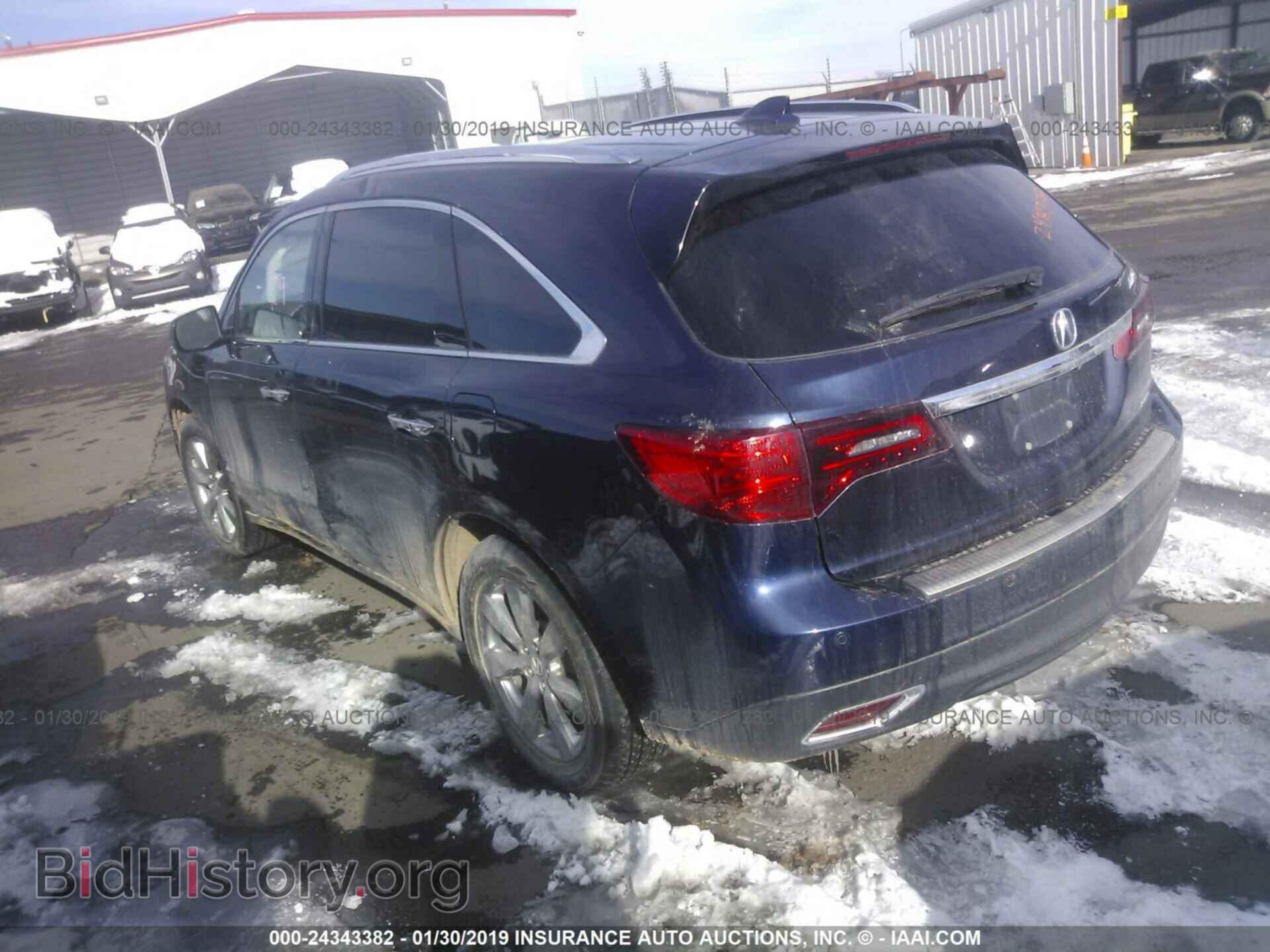 2014 ACURA MDX - VIN: 5FRYD4H80EB013427 - Фото 3