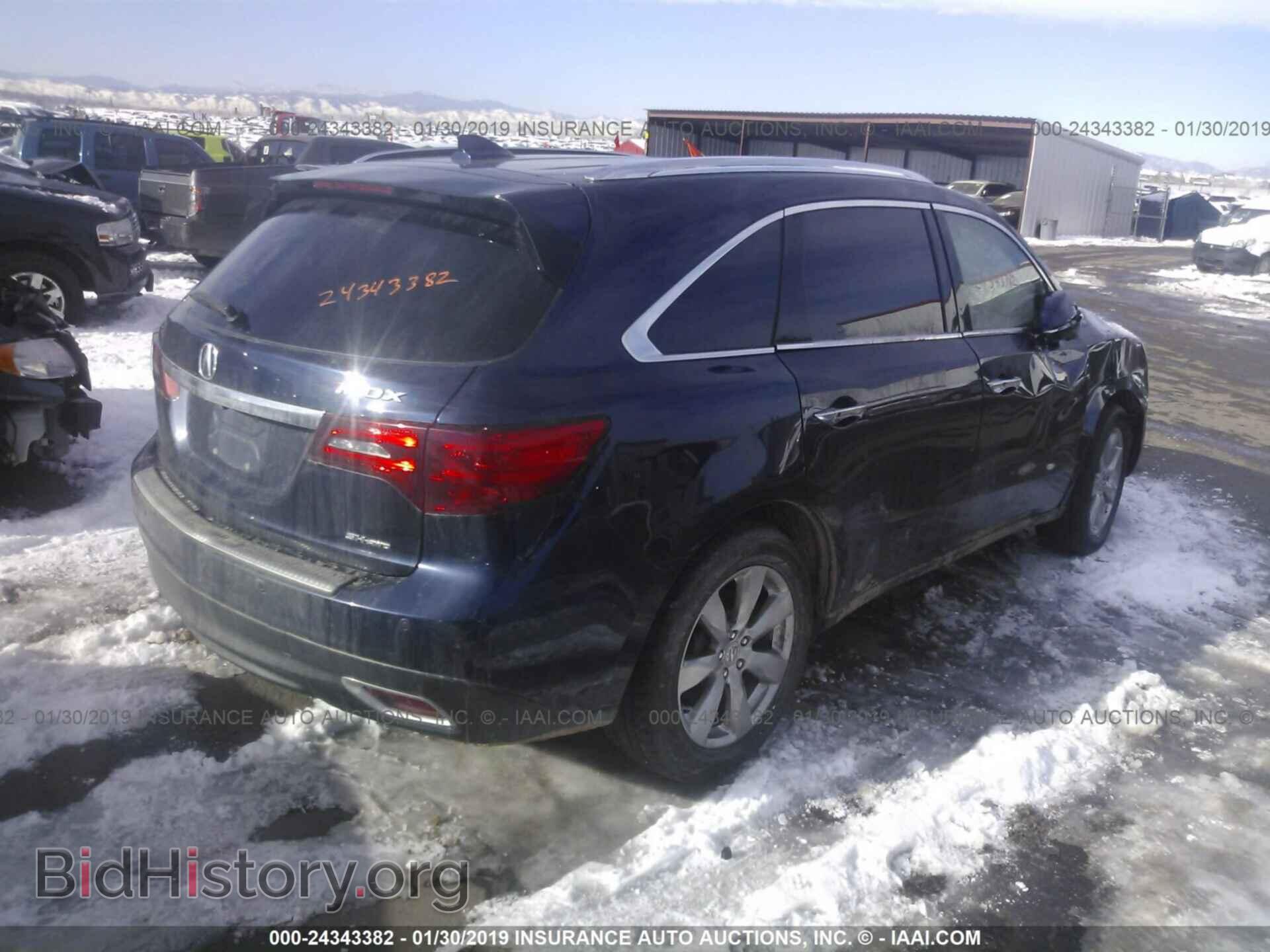 2014 ACURA MDX - VIN: 5FRYD4H80EB013427 - Фото 4